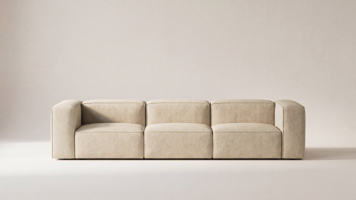 Common Ground 3-Piece Modular Sofa, Wheat
