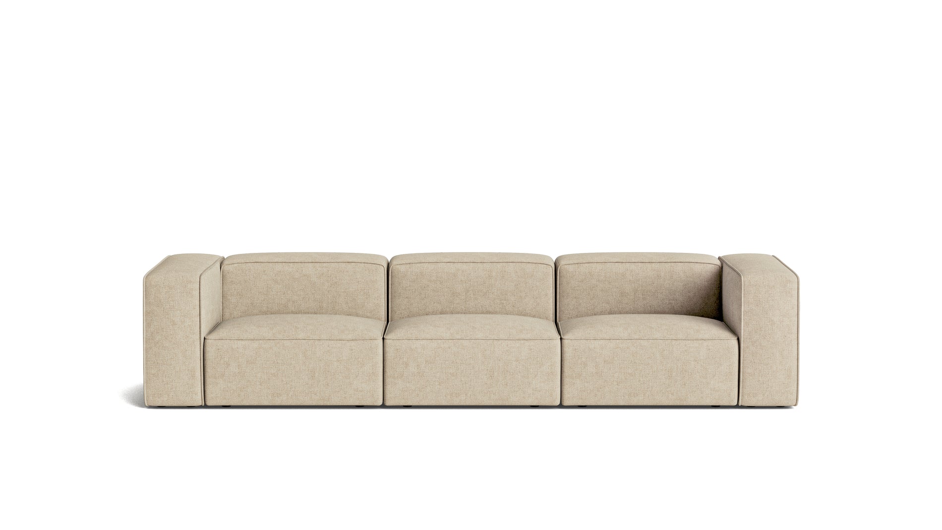 Common Ground 3-Piece Modular Sofa, Wheat_image