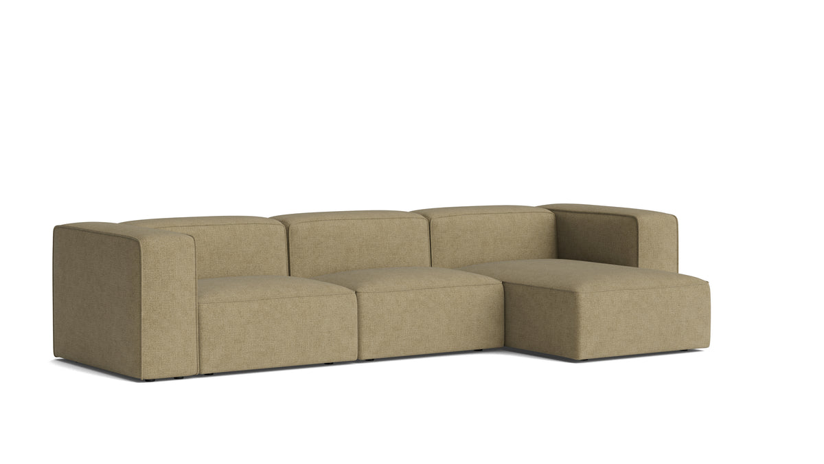 Common Ground 3-Piece Modular Sectional, Right, Olive — alternate view