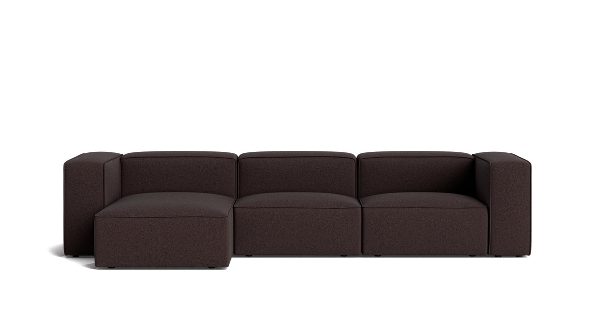 Common Ground 3-Piece Modular Sectional, Left, Brownie