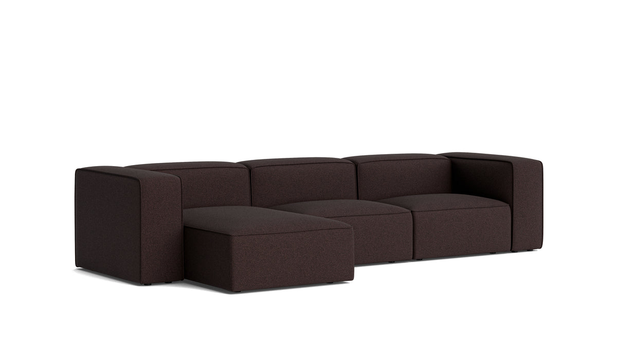 Common Ground 3-Piece Modular Sectional, Left, Brownie
