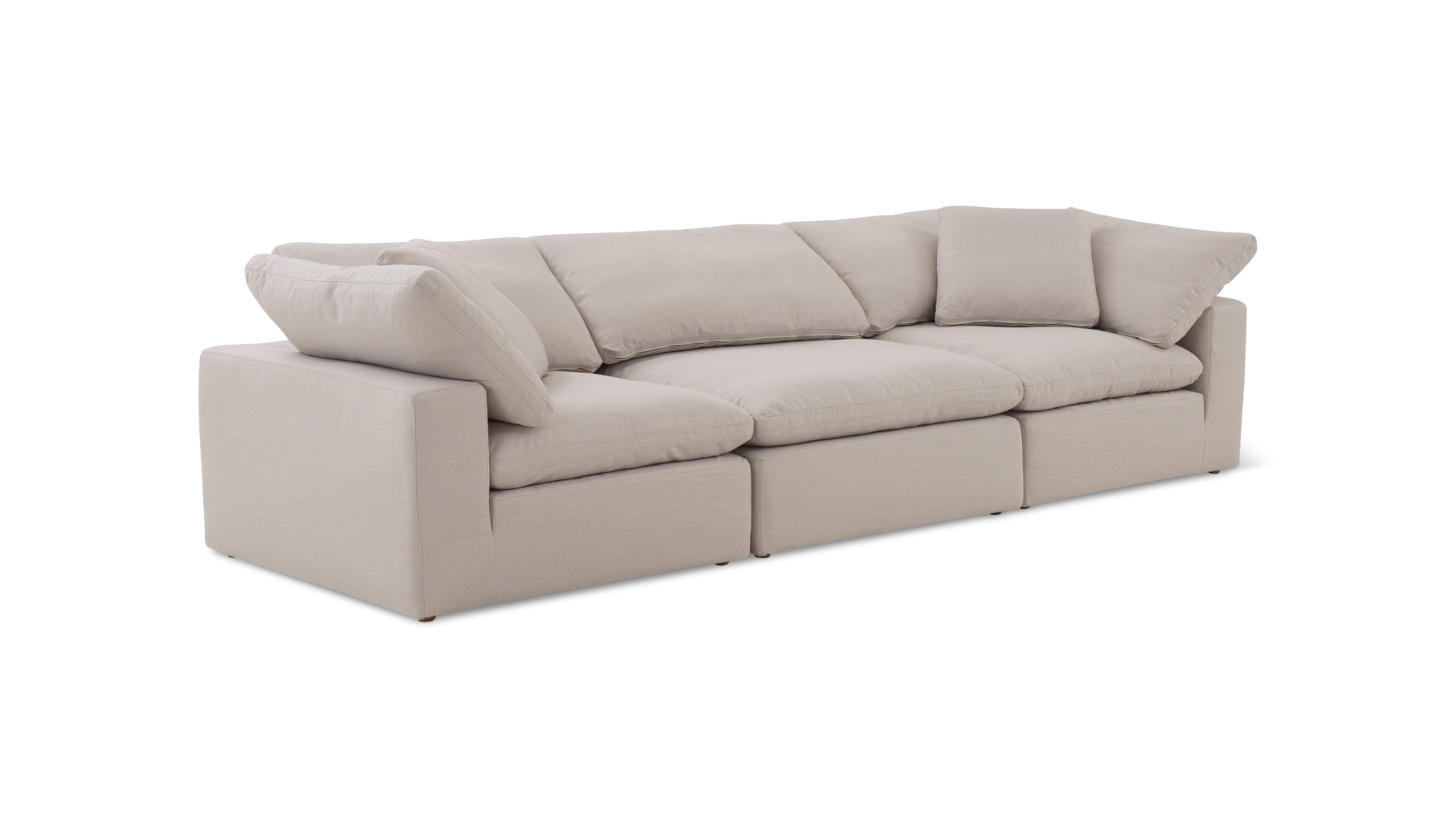 Movie Night™ 3-Piece Modular Sofa, Large, Clay - Image 7