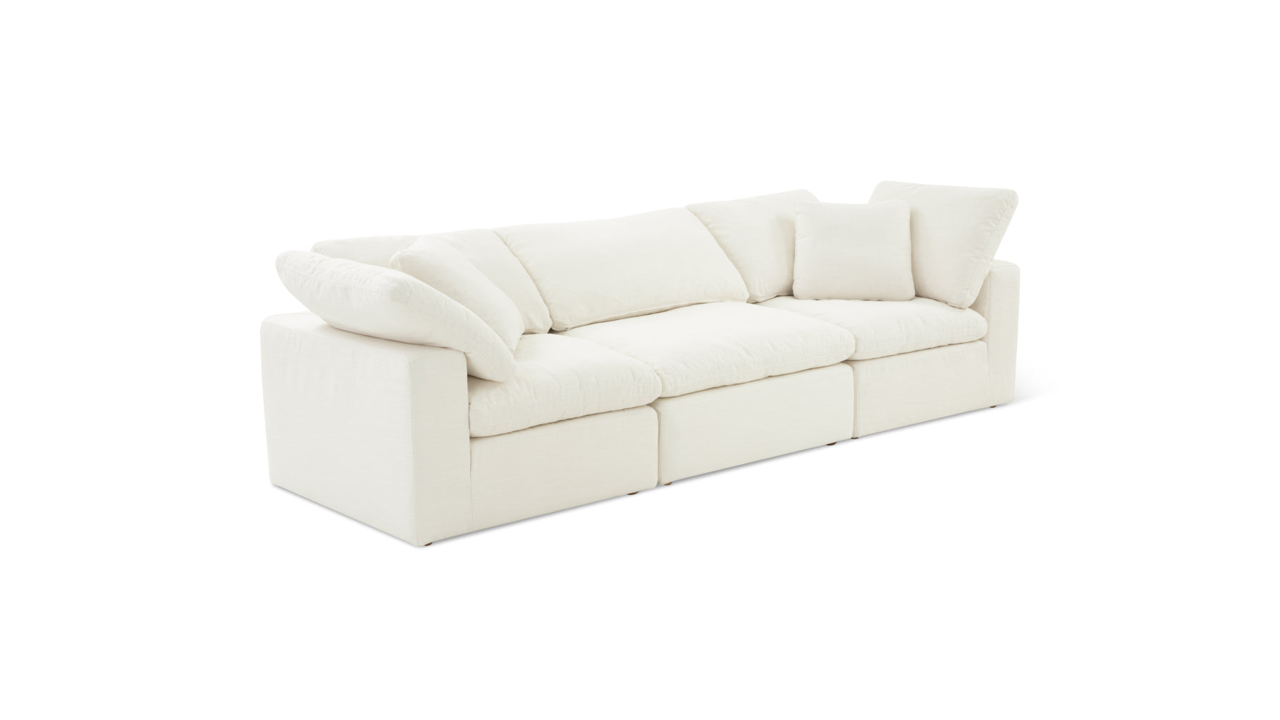 Movie Night™ 3-Piece Modular Sofa, Standard, Cream Linen - Image 7