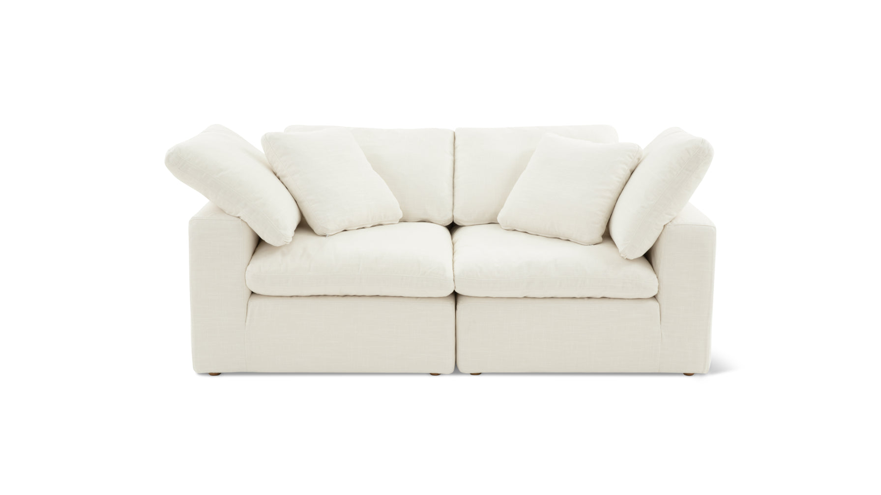 Movie Night™ 2-Piece Modular Sofa, Standard, Cream Linen - Image 1