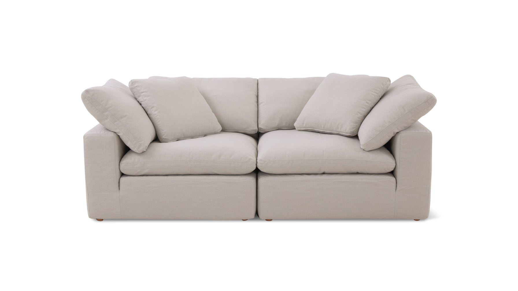 Movie Night™ 2-Piece Modular Sofa, Large, Clay - Image 1
