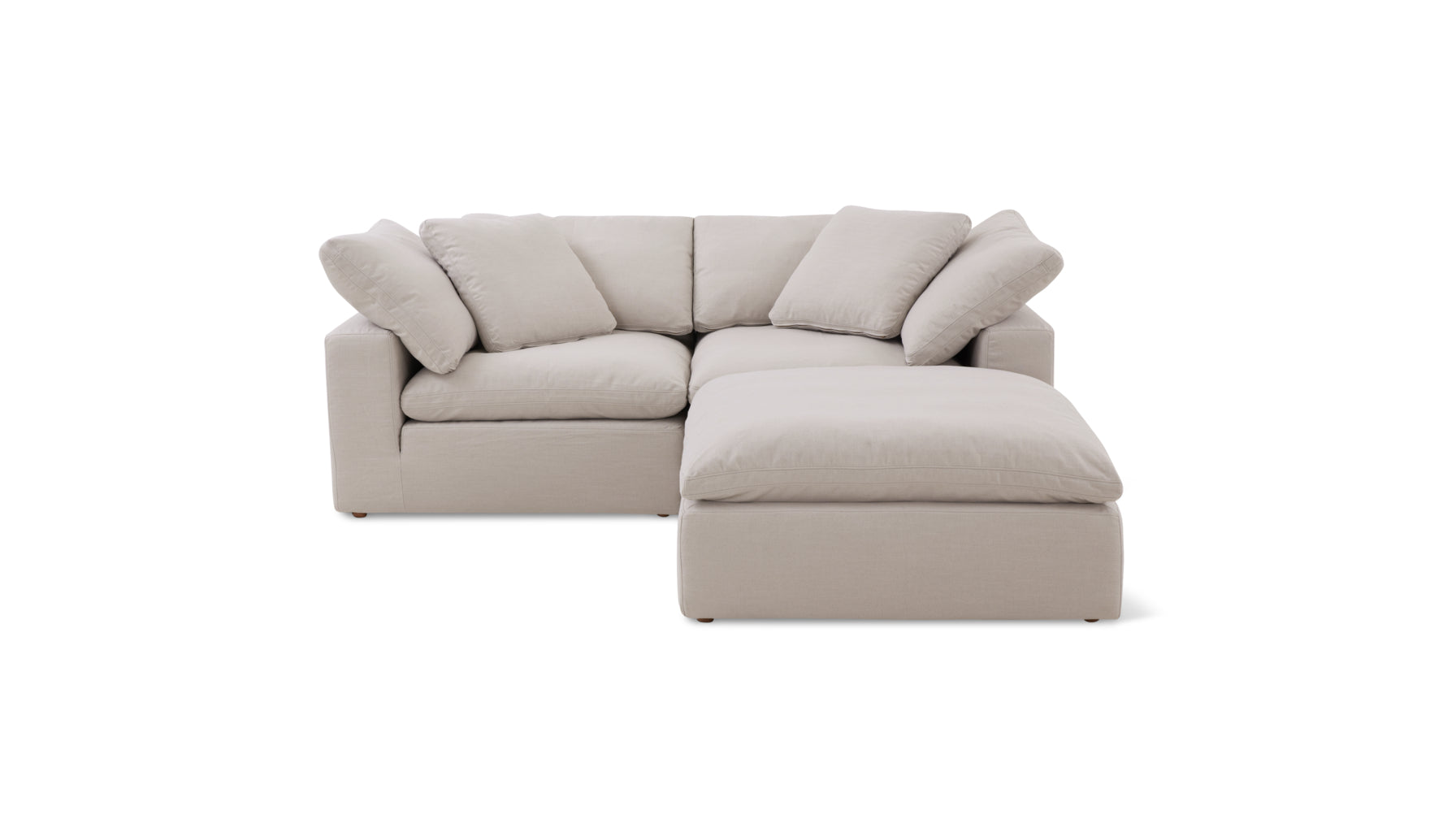Movie Night™ 3-Piece Modular Sectional, Large, Clay - Image 1