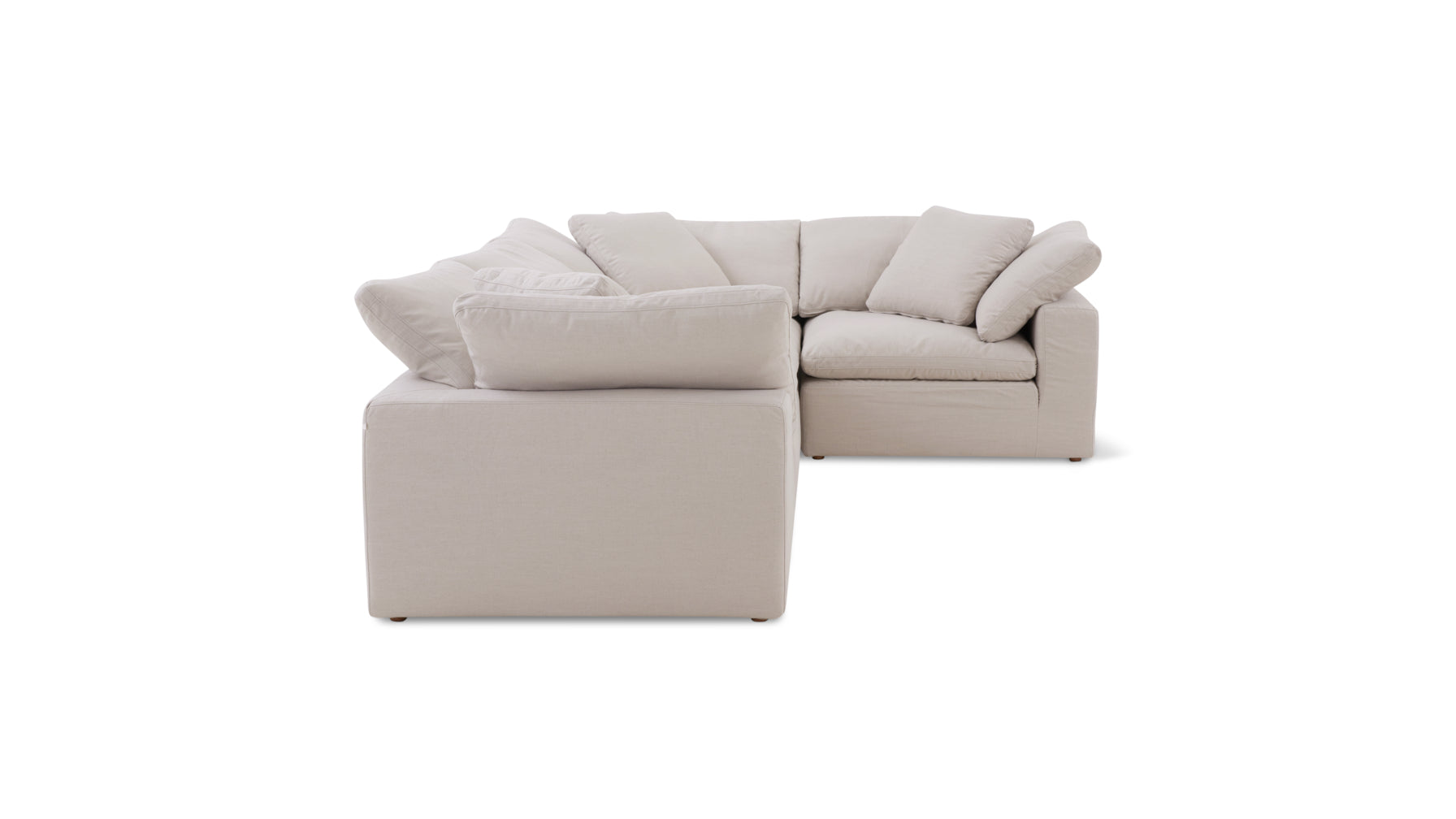 Movie Night™ 4-Piece Modular Sectional Closed, Standard, Clay - Image 7