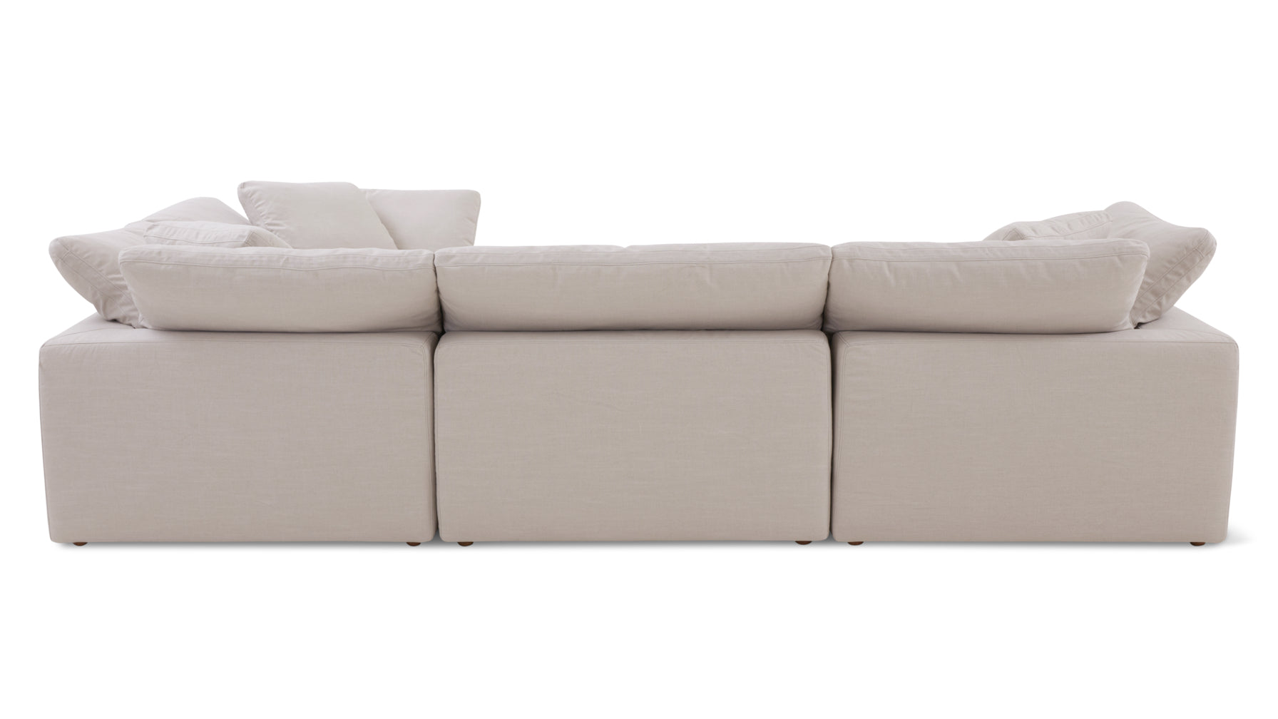Movie Night™ 4-Piece Modular Sectional Closed, Standard, Clay - Image 8