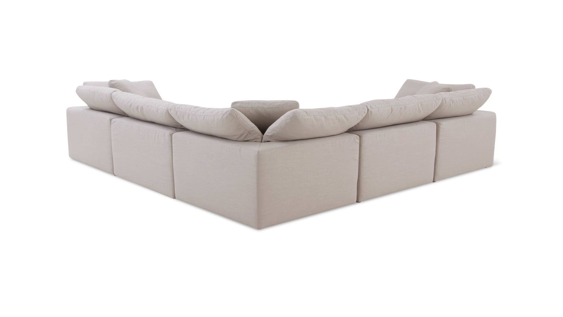 Movie Night™ 5-Piece Modular Sectional Closed, Standard, Clay - Image 8
