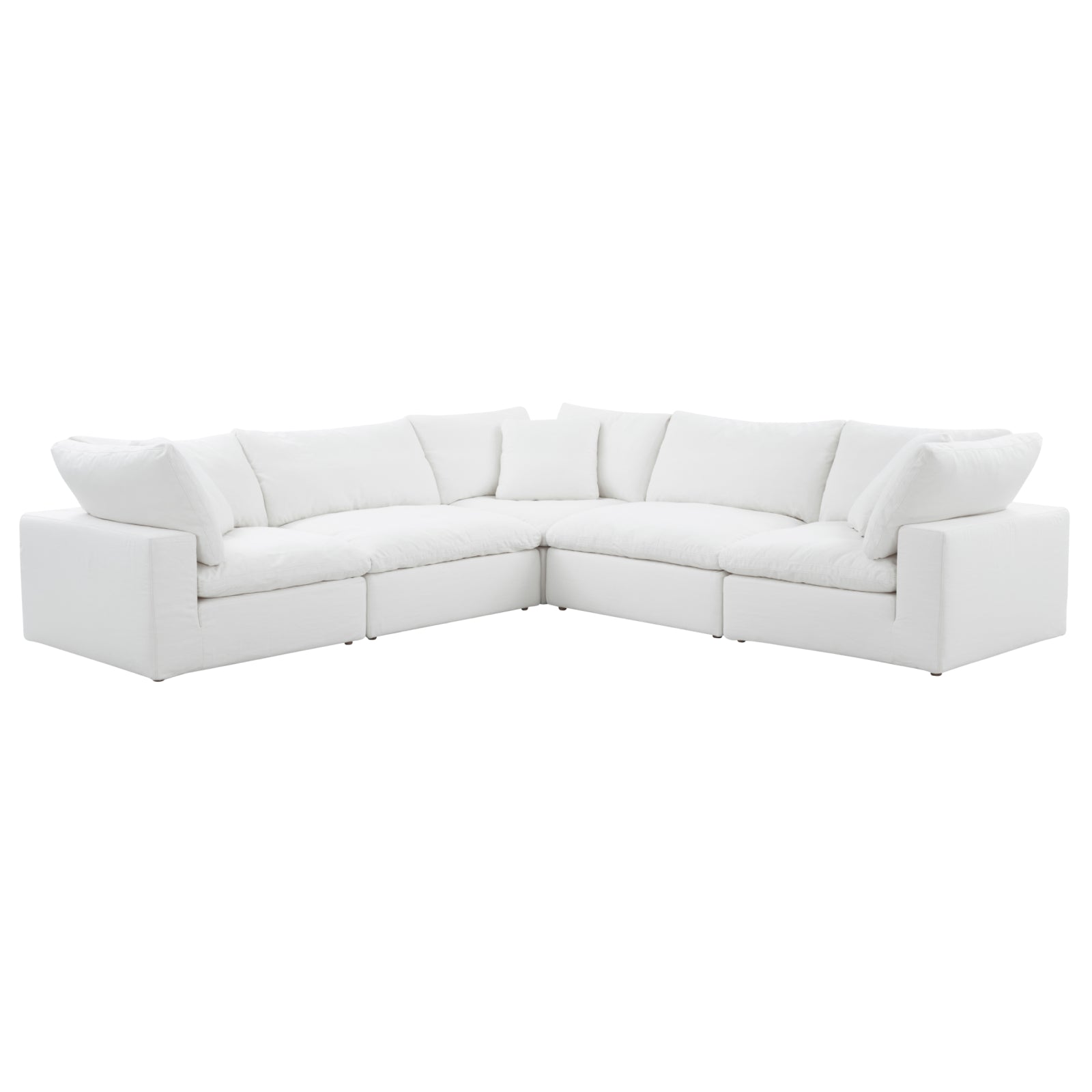 Movie Night™ 5-Piece Modular Sectional Closed, Large, Brie - Image 12