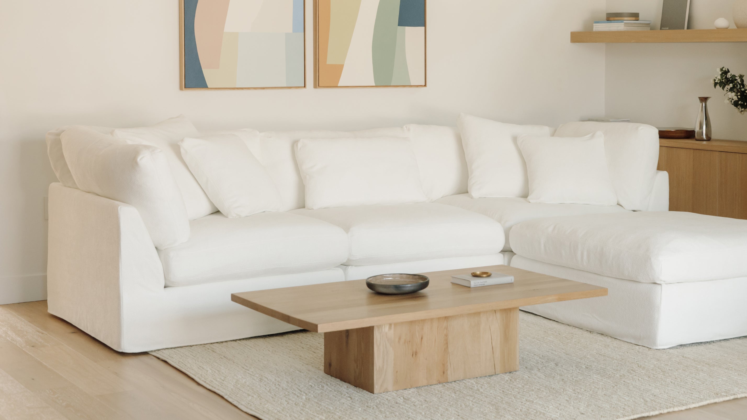 Get Together™ 5-Piece Modular Sectional, Large, Sea Salt