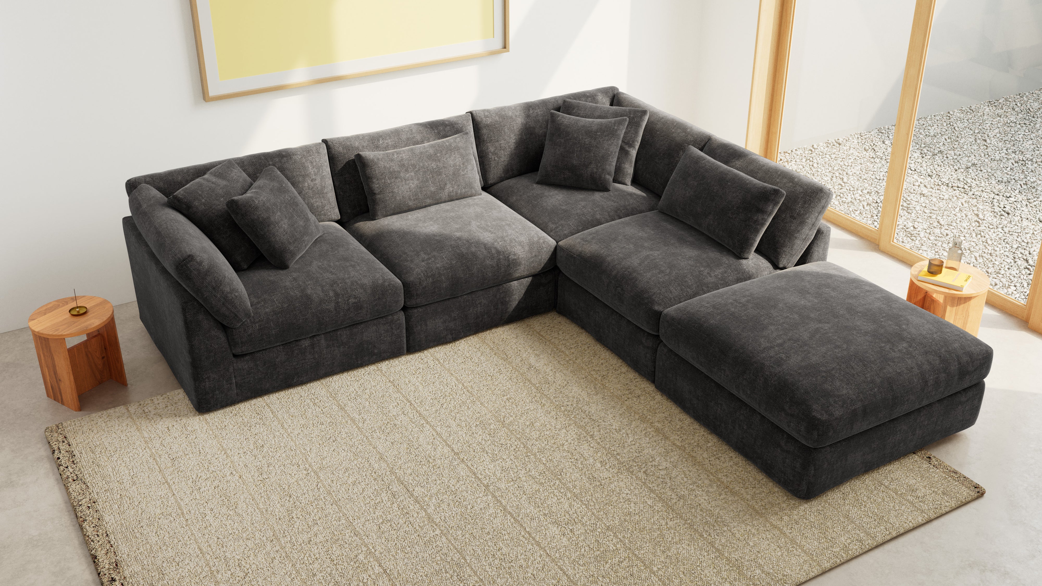 Get Together™ 5-Piece Modular Sectional, Large, Truffle