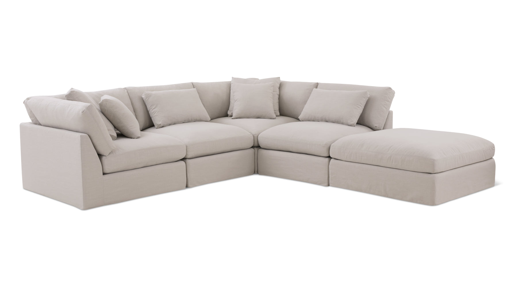 Get Together™ 5-Piece Modular Sectional, Large, Clay - Image 2