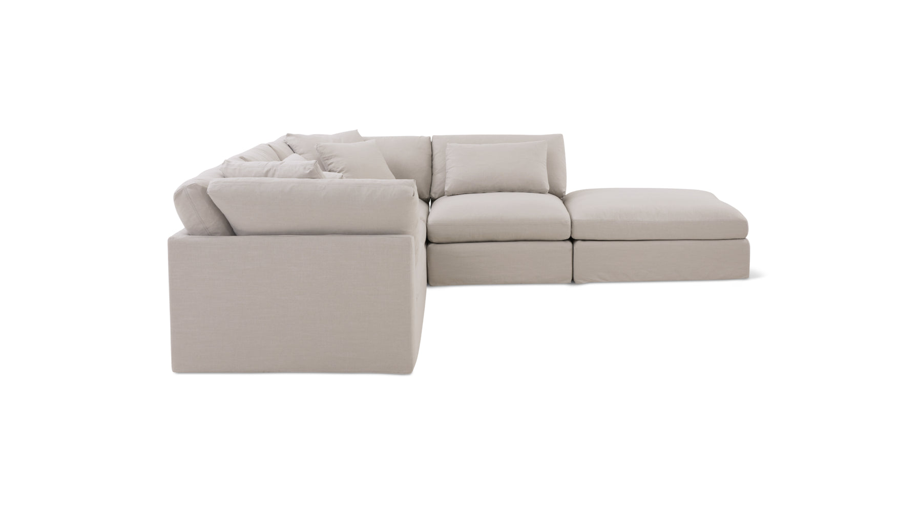 Get Together™ 5-Piece Modular Sectional, Large, Clay - Image 6
