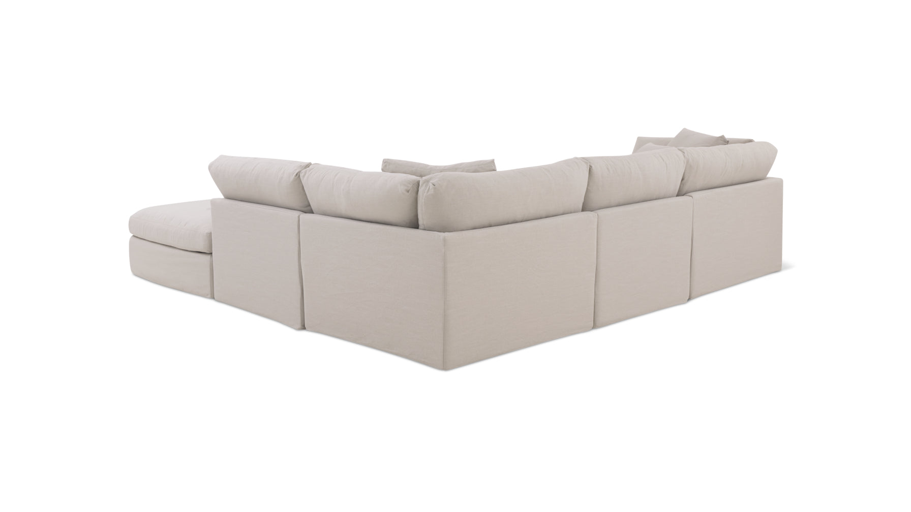 Get Together™ 5-Piece Modular Sectional, Large, Clay - Image 10
