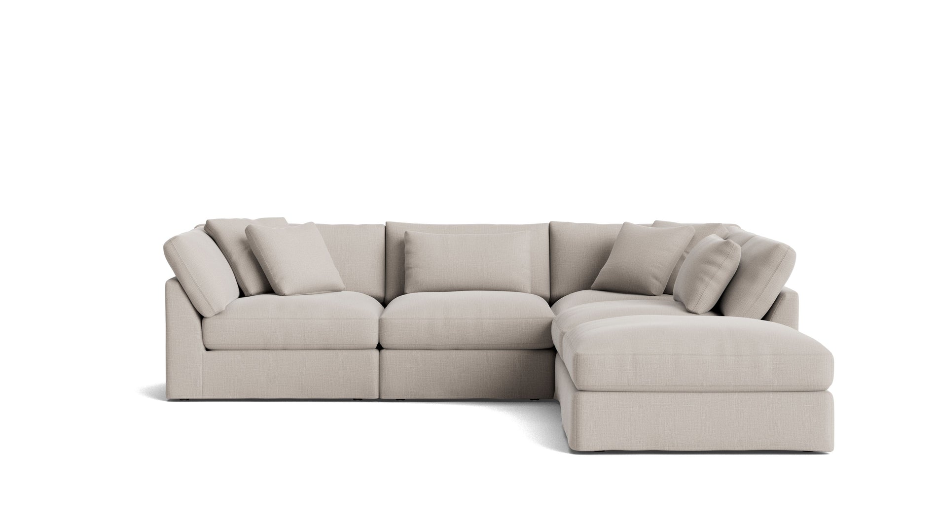 Get Together™ 5-Piece Modular Sectional, Large, Clay_image
