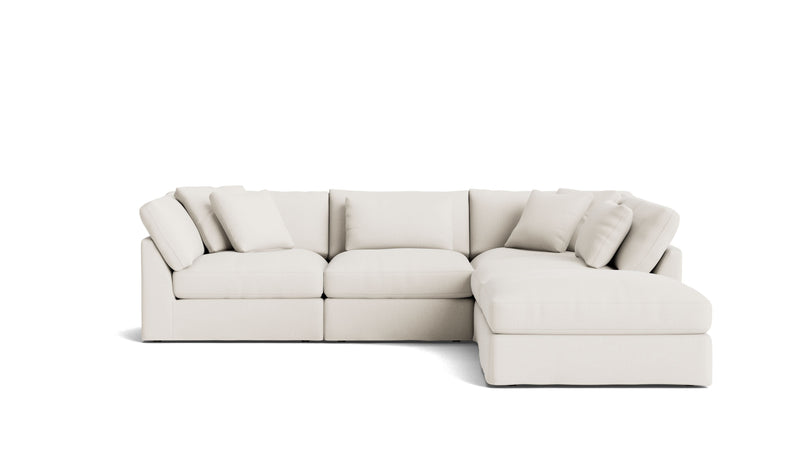 Get Together™ 5-Piece Modular Sectional, Large, Cream Linen