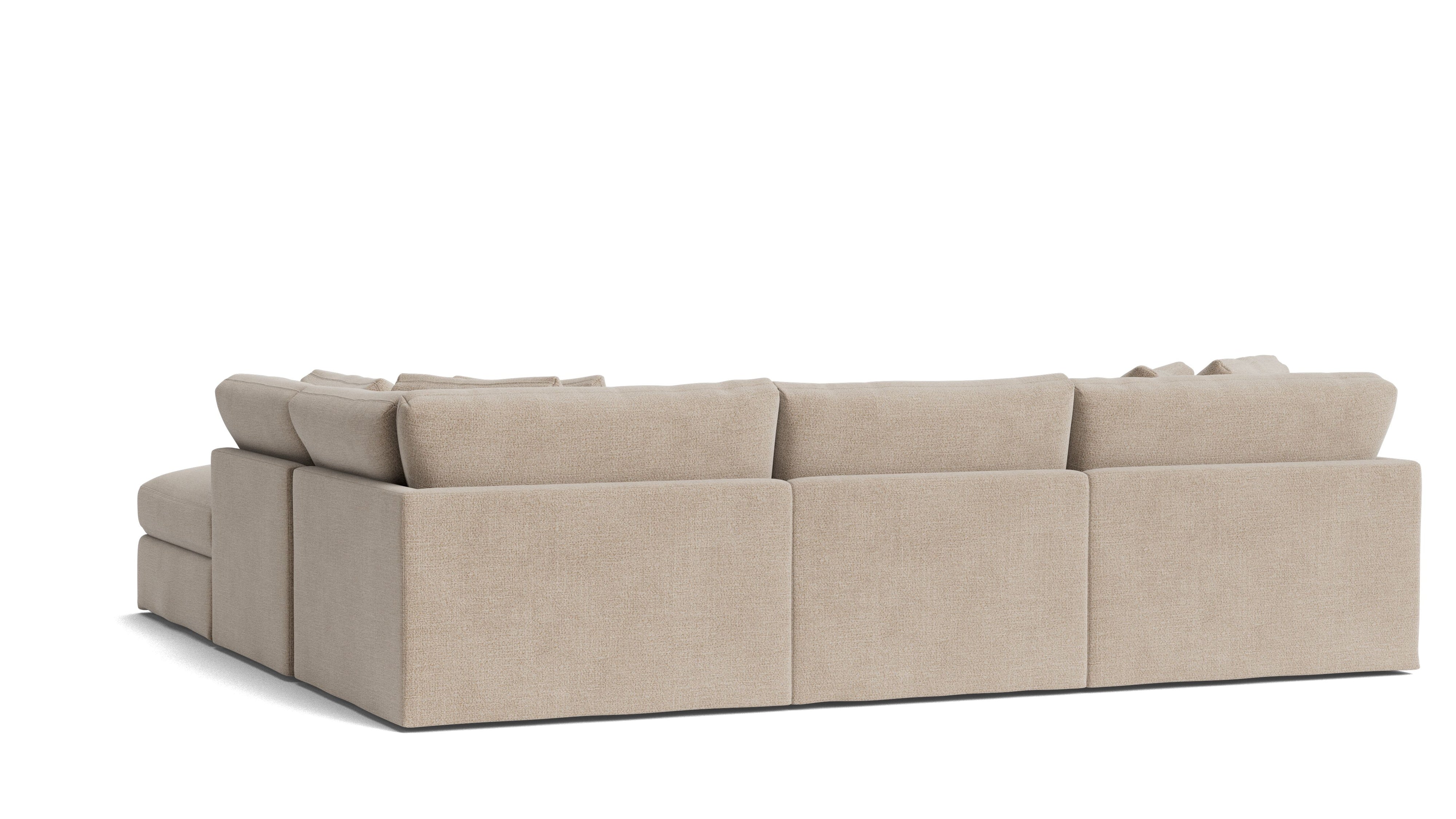 Get Together™ 5 - Piece Modular Sectional, Large, Champagne - Sundays CompanySEC-YJ-028-041