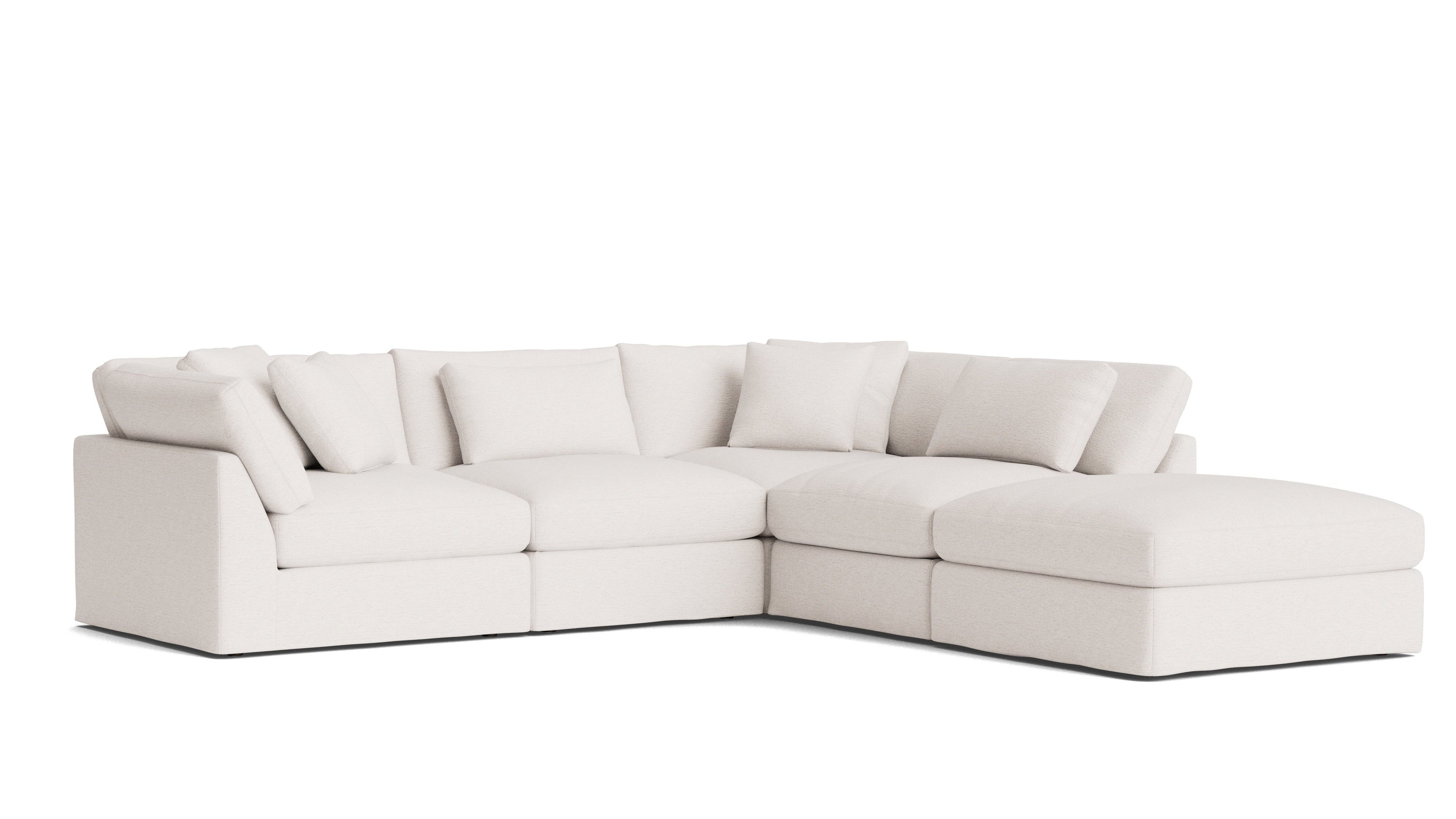Get Together™ 5-Piece Modular Sectional, Large, Nomad Snow