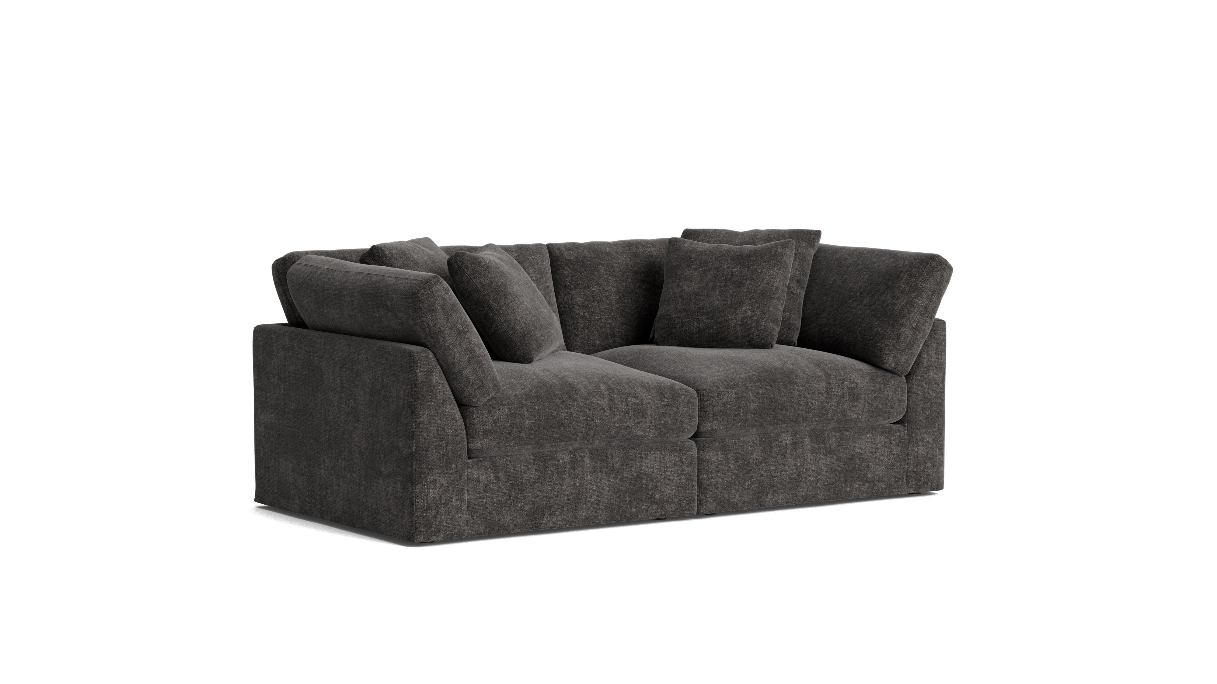 Get Together™ 2 - Piece Modular Sofa, Large, Truffle - Sundays CompanySEC-YJ-029-003