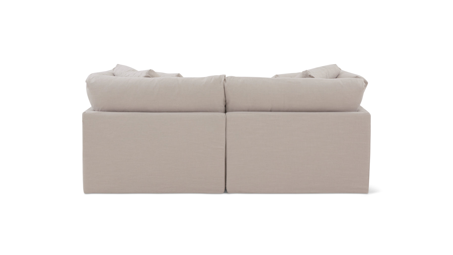 Get Together™ 2 Piece Modular Sofa, Large, Clay - Image 8