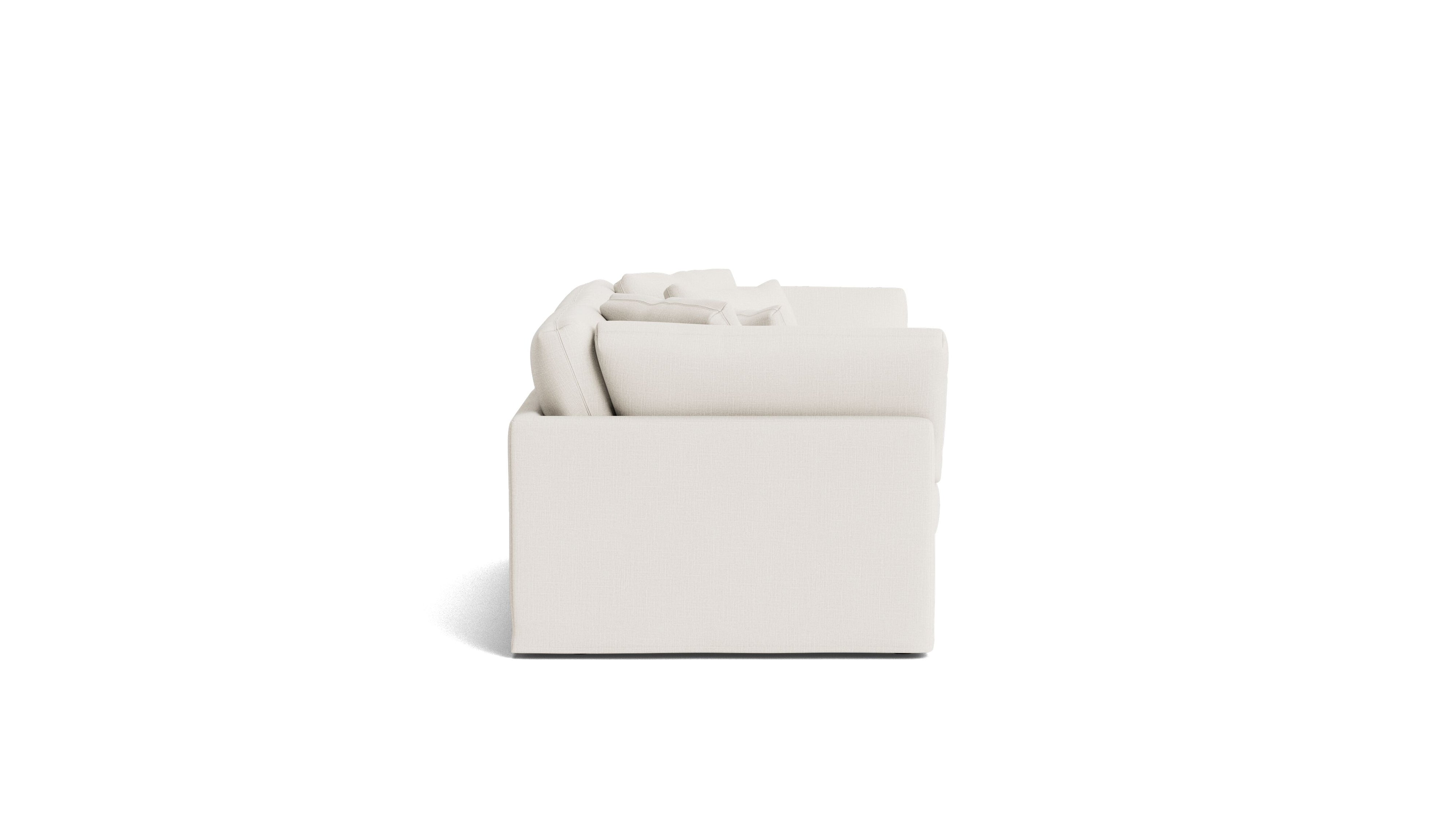 Get Together™ 2 - Piece Modular Sofa, Large, Cream Linen - Sundays CompanySEC-YJ-029-018