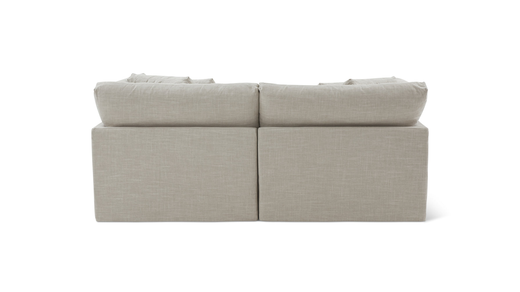 Get Together™ 2-Piece Modular Sofa, Large, Light Pebble - Image 8
