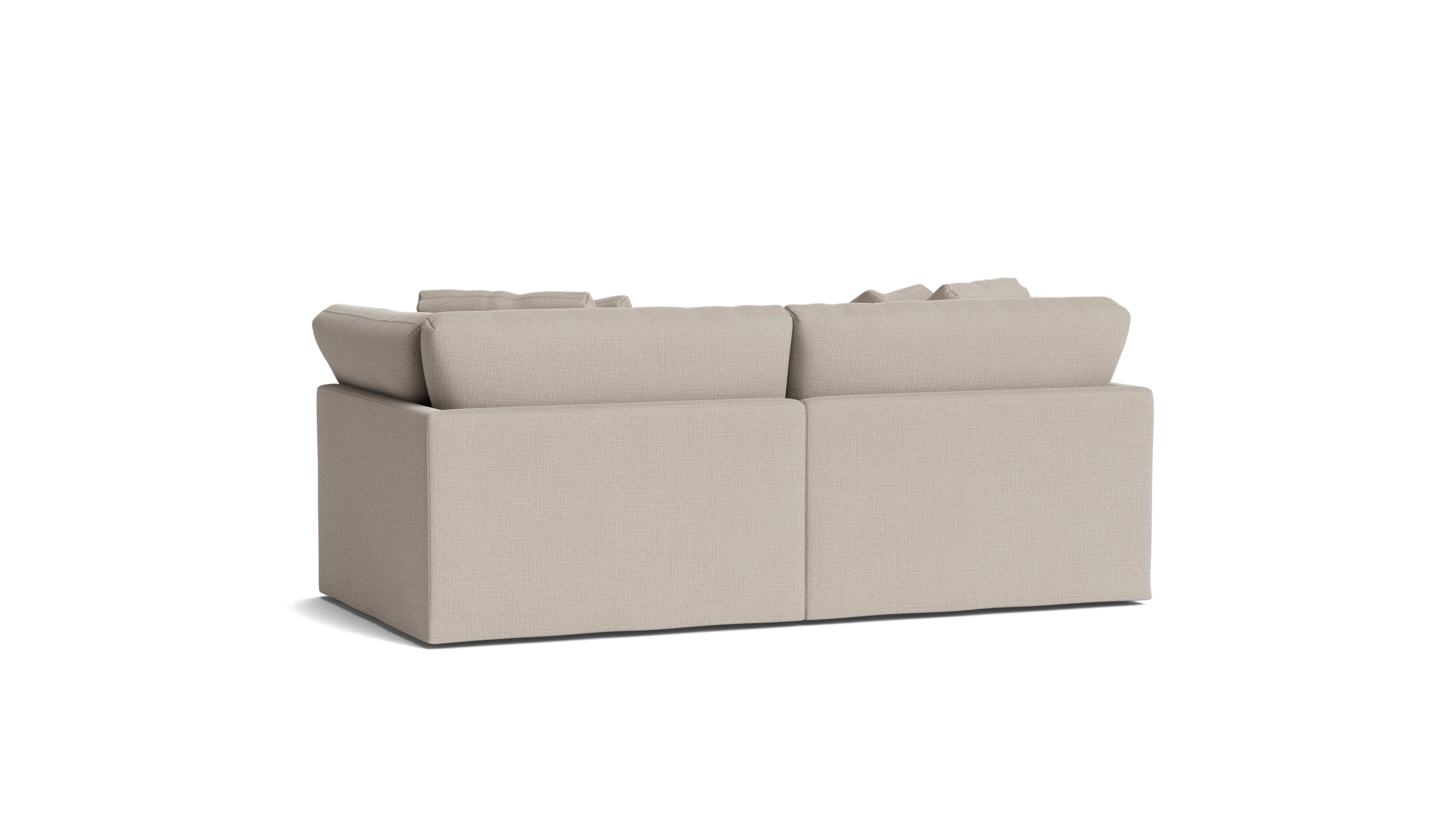 Get Together™ 2 - Piece Modular Sofa, Large, Light Pebble - Sundays CompanySEC-YJ-029-029