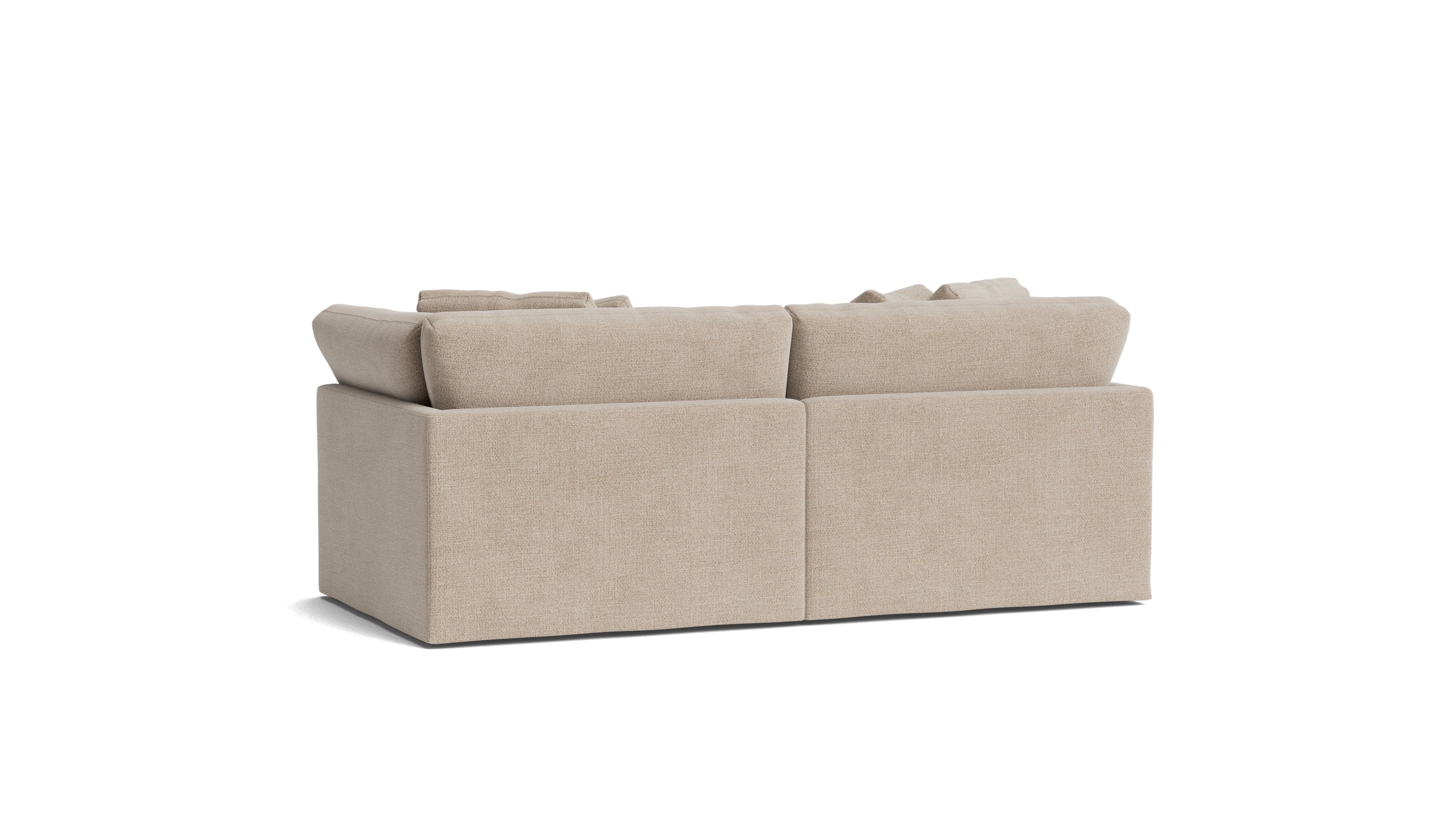 Get Together™ 2-Piece Modular Sofa, Large, Champagne - Sundays Company