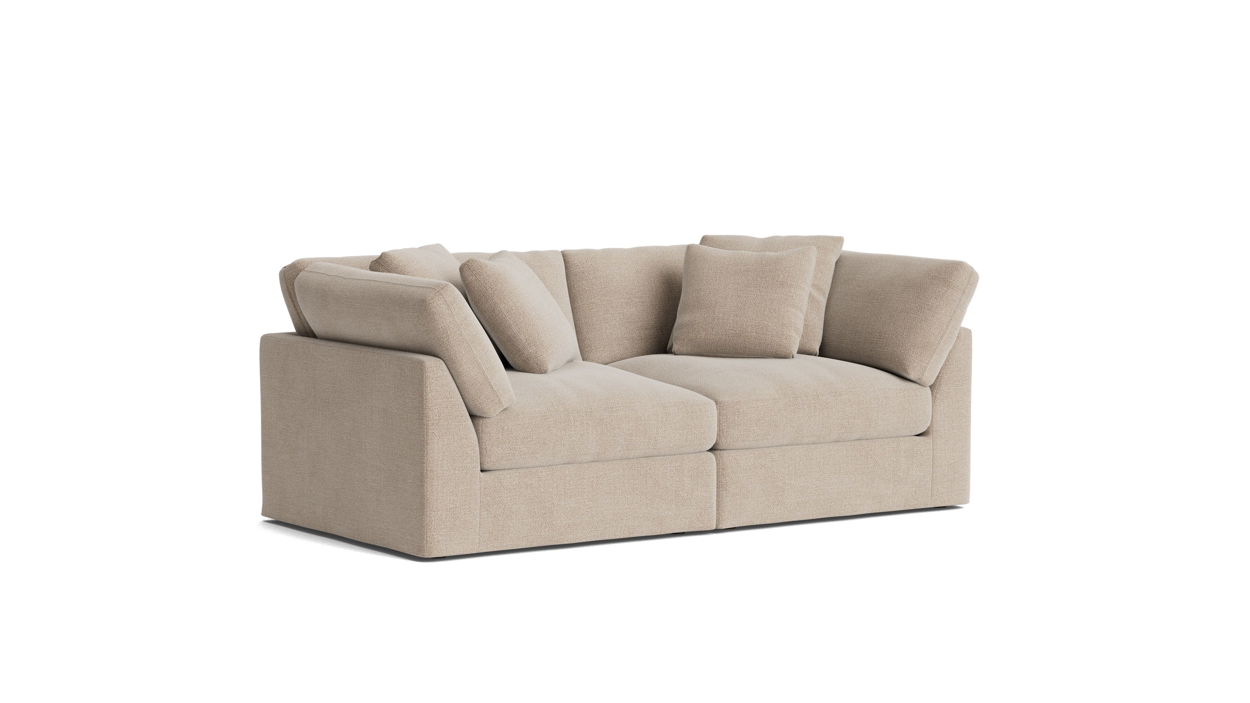 Get Together™ 2 - Piece Modular Sofa, Large, Champagne - Sundays CompanySEC-YJ-029-041