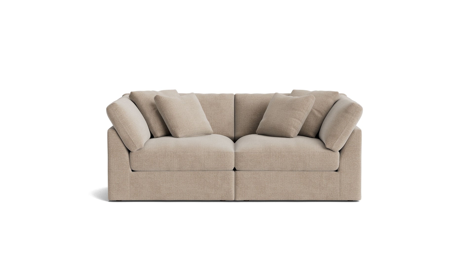 Get Together™ 2-Piece Modular Sofa, Large, Champagne_image