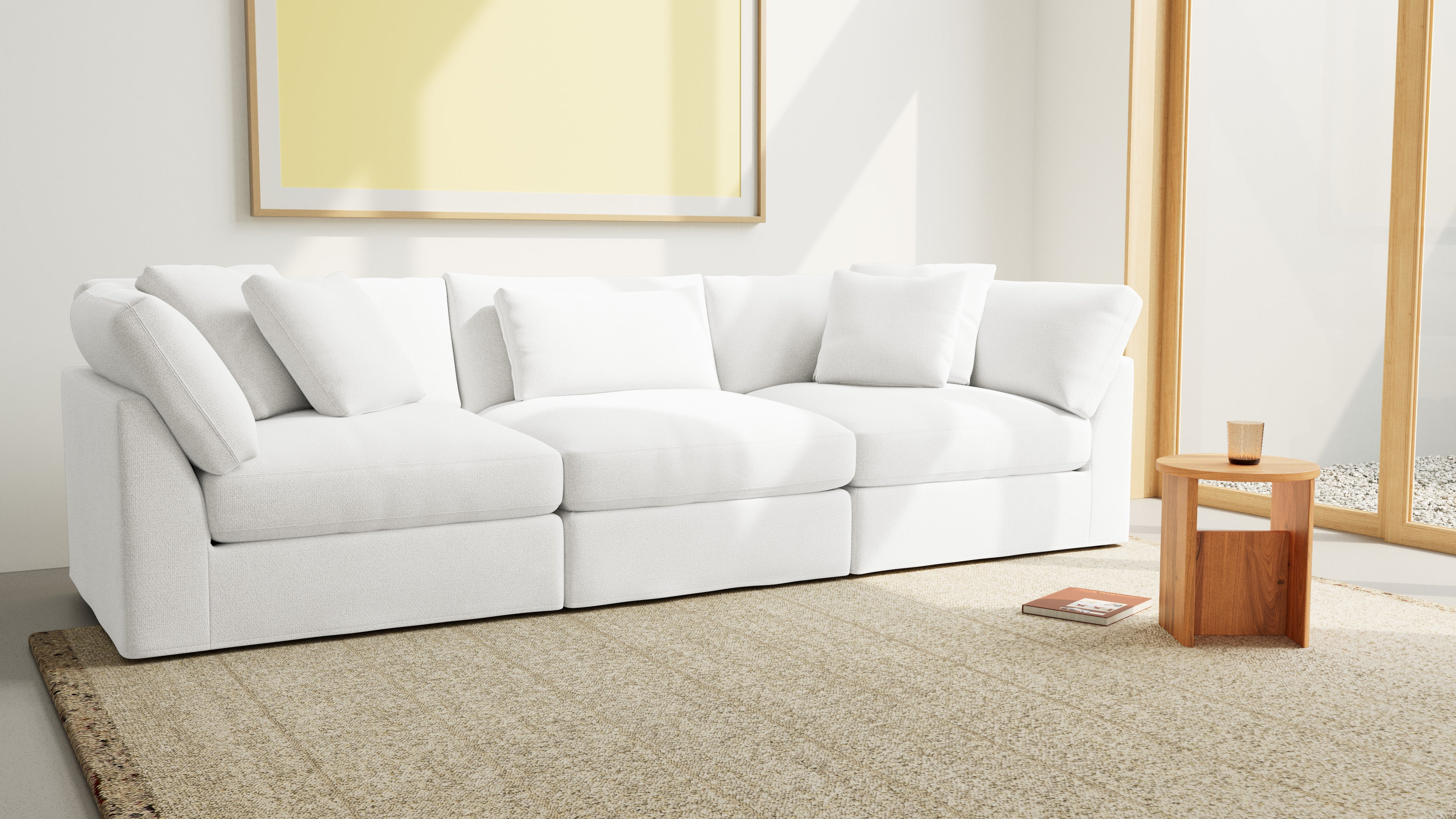 Get Together™ 3-Piece Modular Sofa, Large, Sea Salt