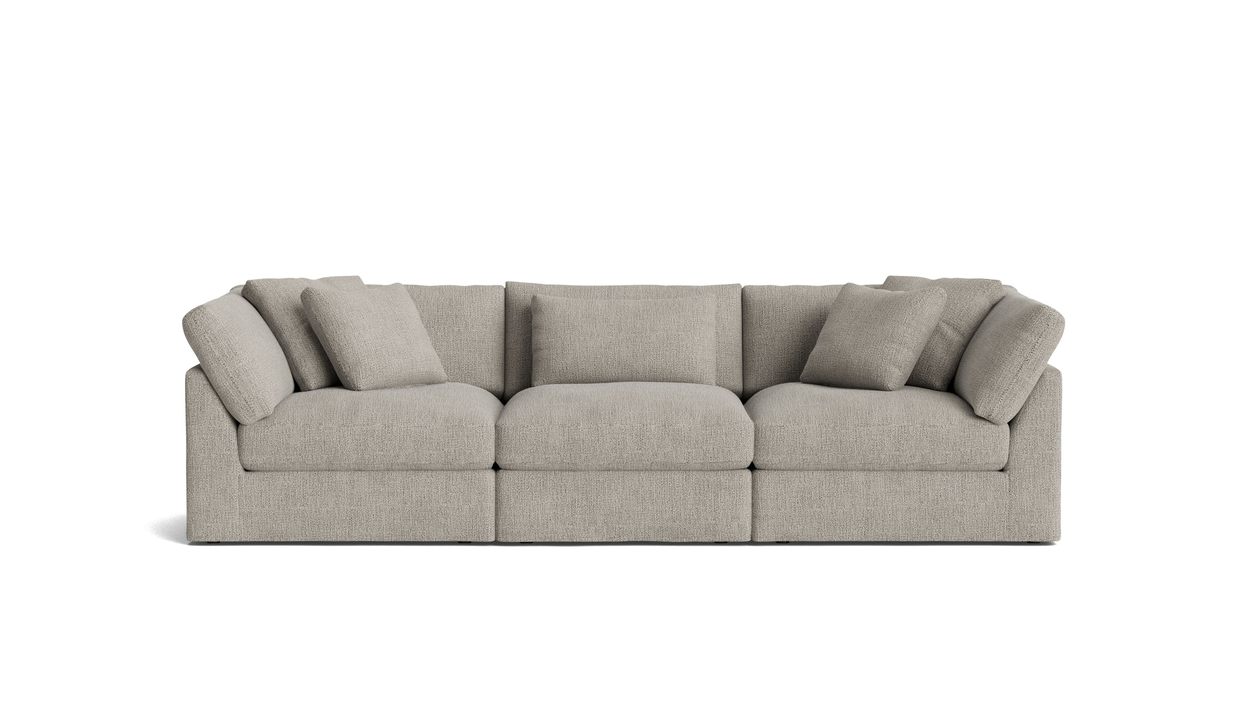 Get Together™ 3-Piece Modular Sofa, Large, Oatmeal