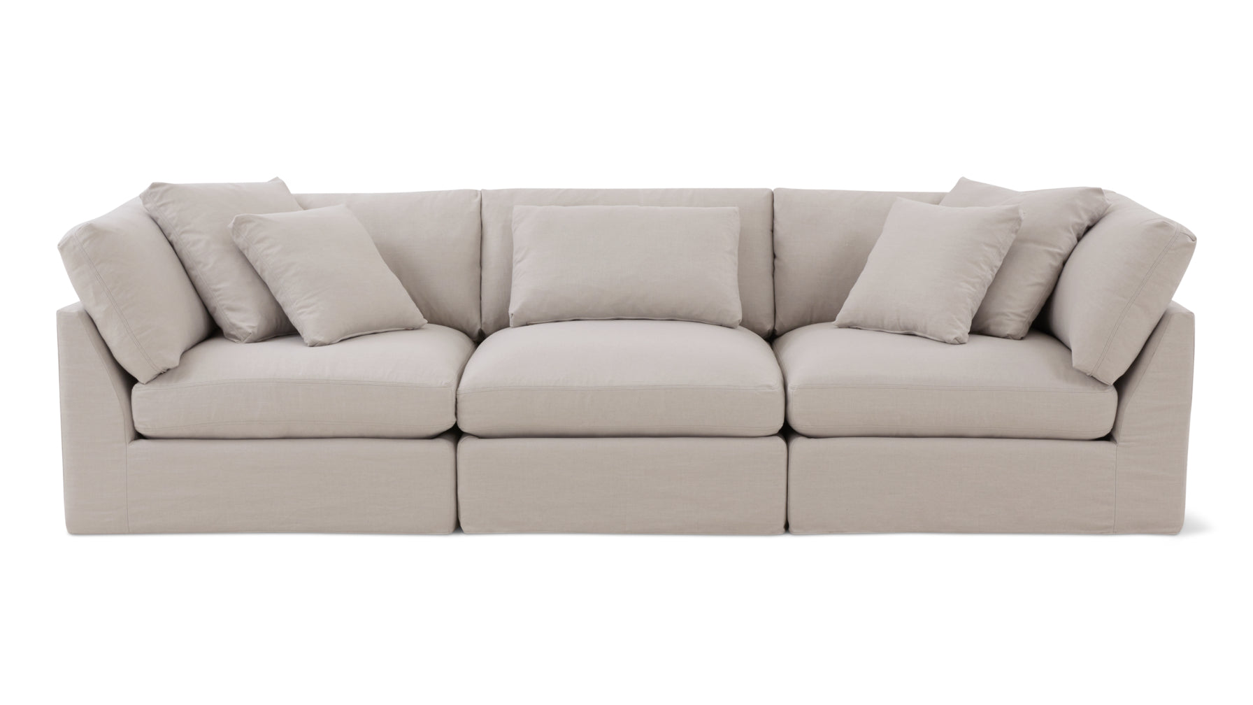 Get Together™ 3-Piece Modular Sofa, Large, Clay - Image 1