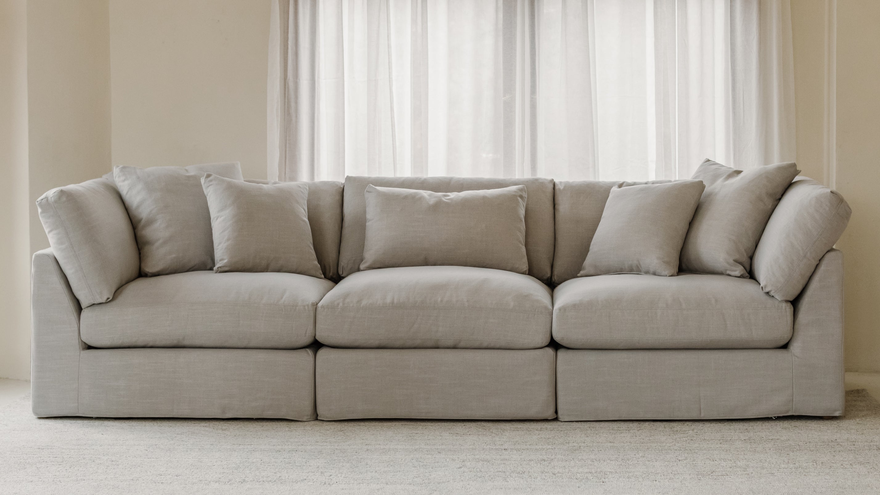 Get Together™ 3-Piece Modular Sofa, Large, Clay - Image 2
