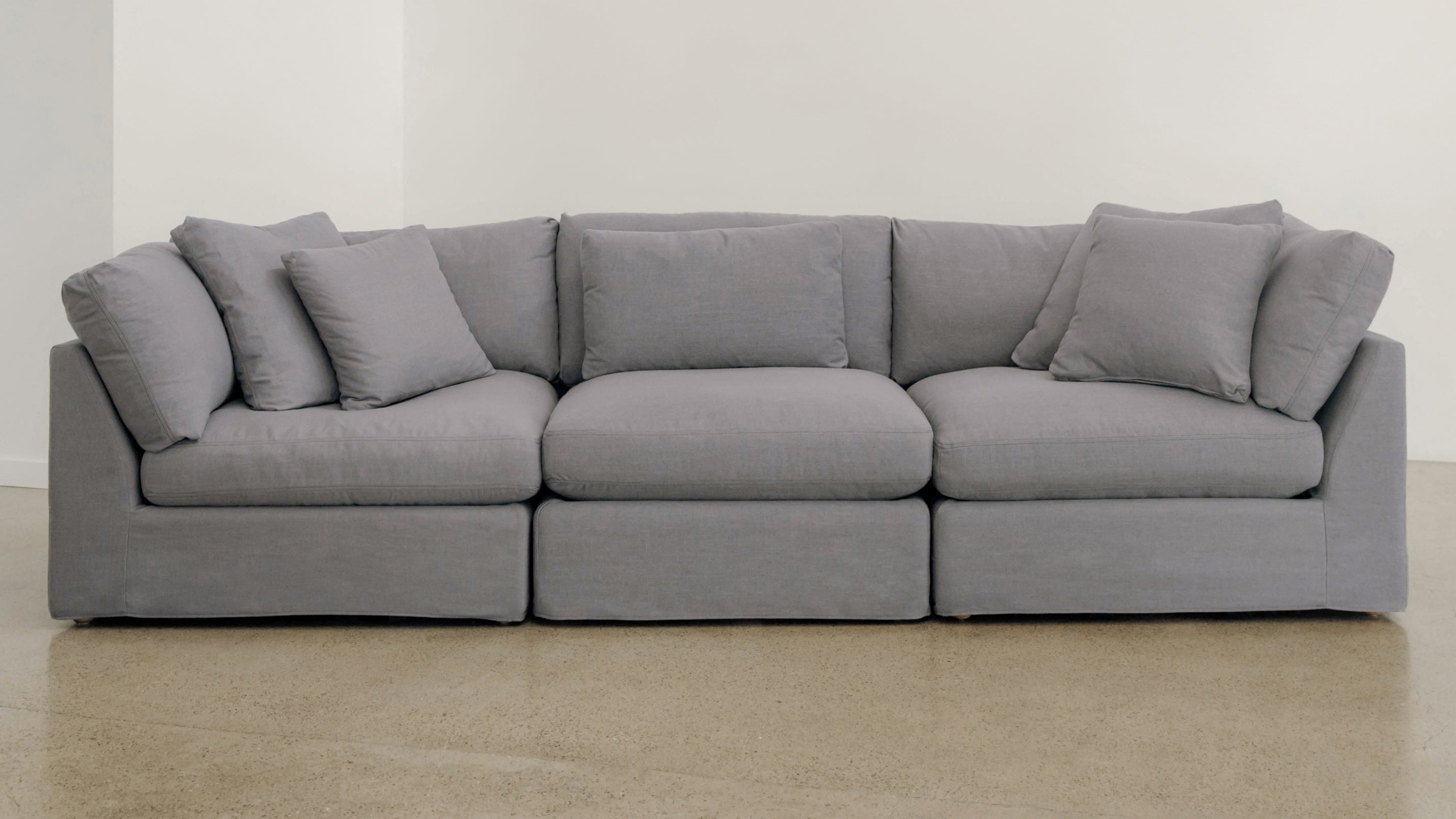 Get Together™ 3-Piece Modular Sofa, Large, Clay - Image 9