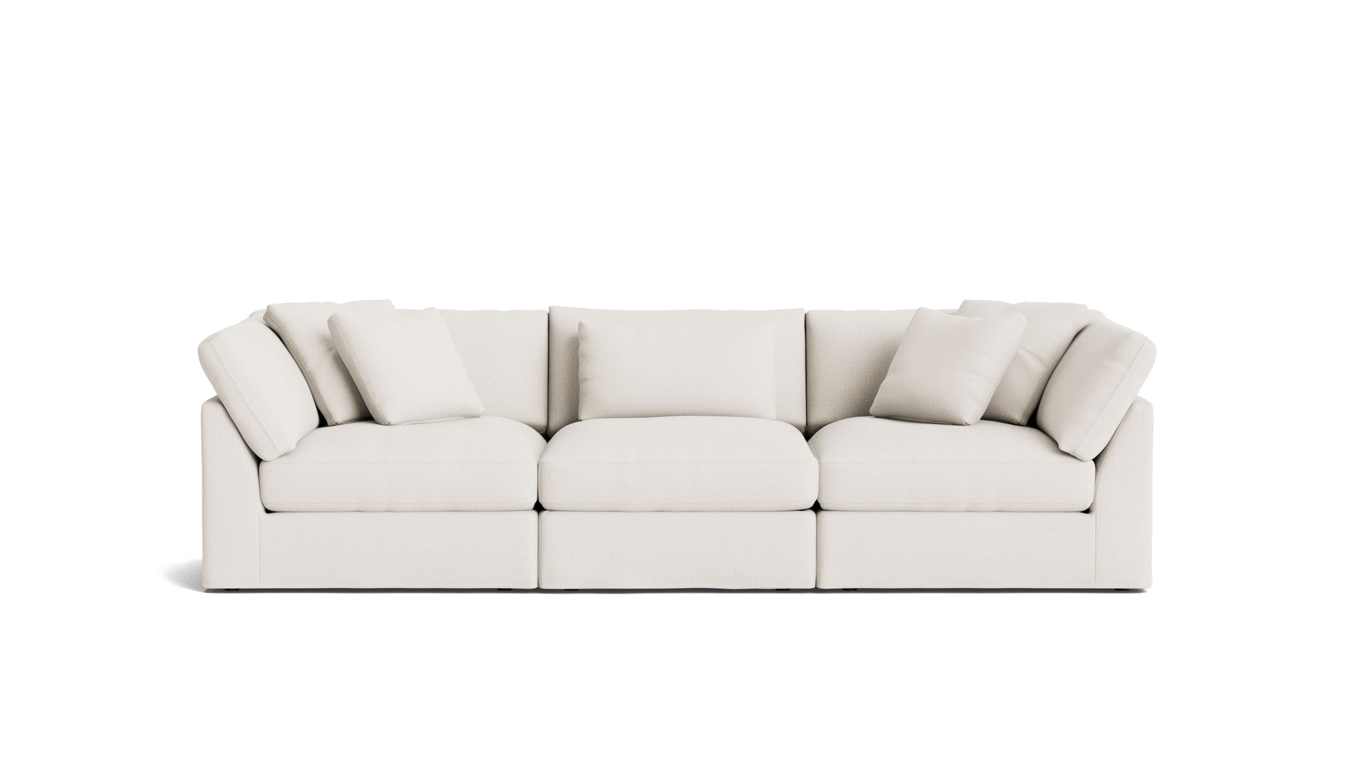 Get Together™ 3-Piece Modular Sofa, Large, Cream Linen_image