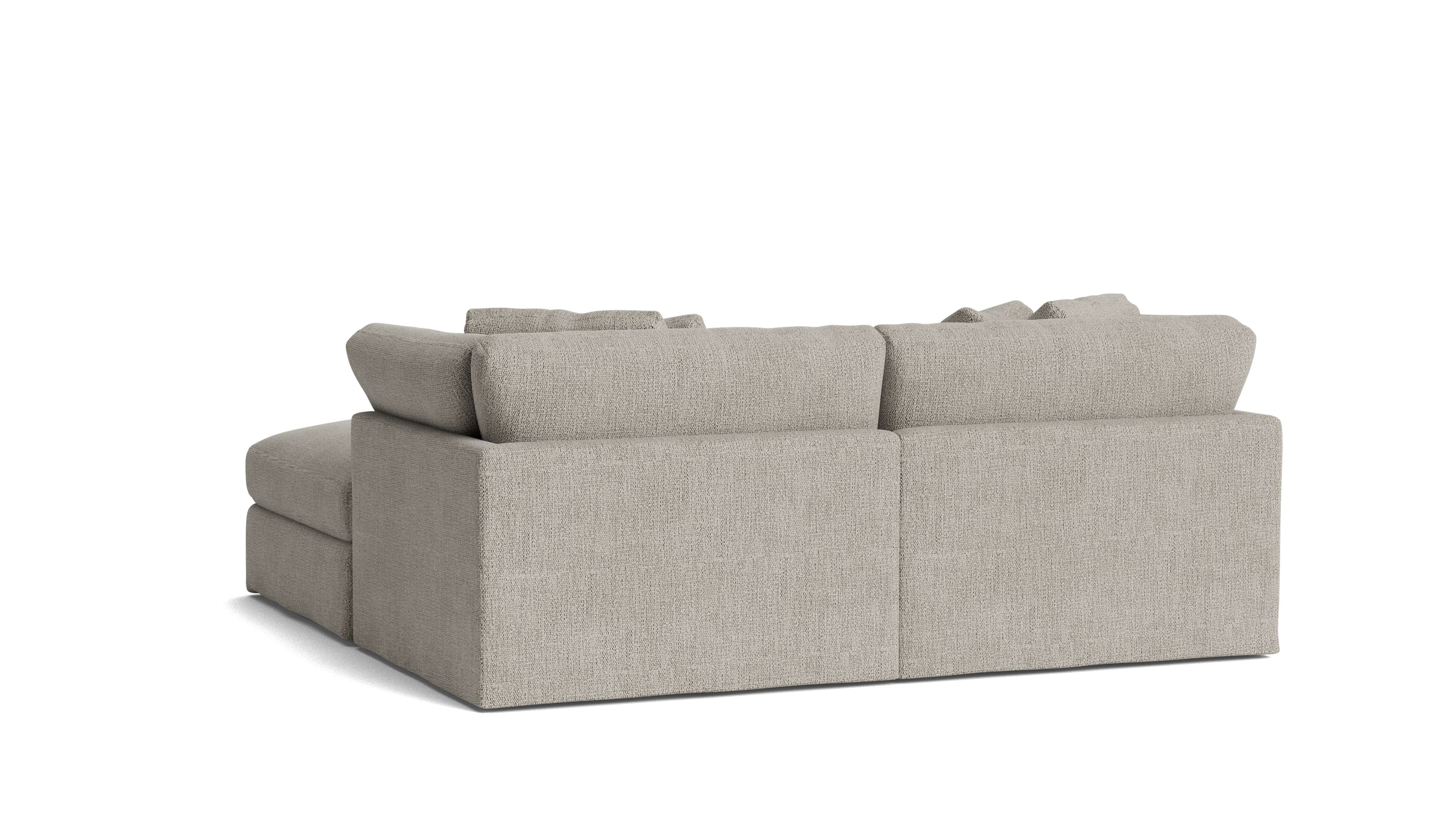 Get Together™ 3 - Piece Modular Sectional, Large, Oatmeal - Sundays CompanySEC-YJ-031-007