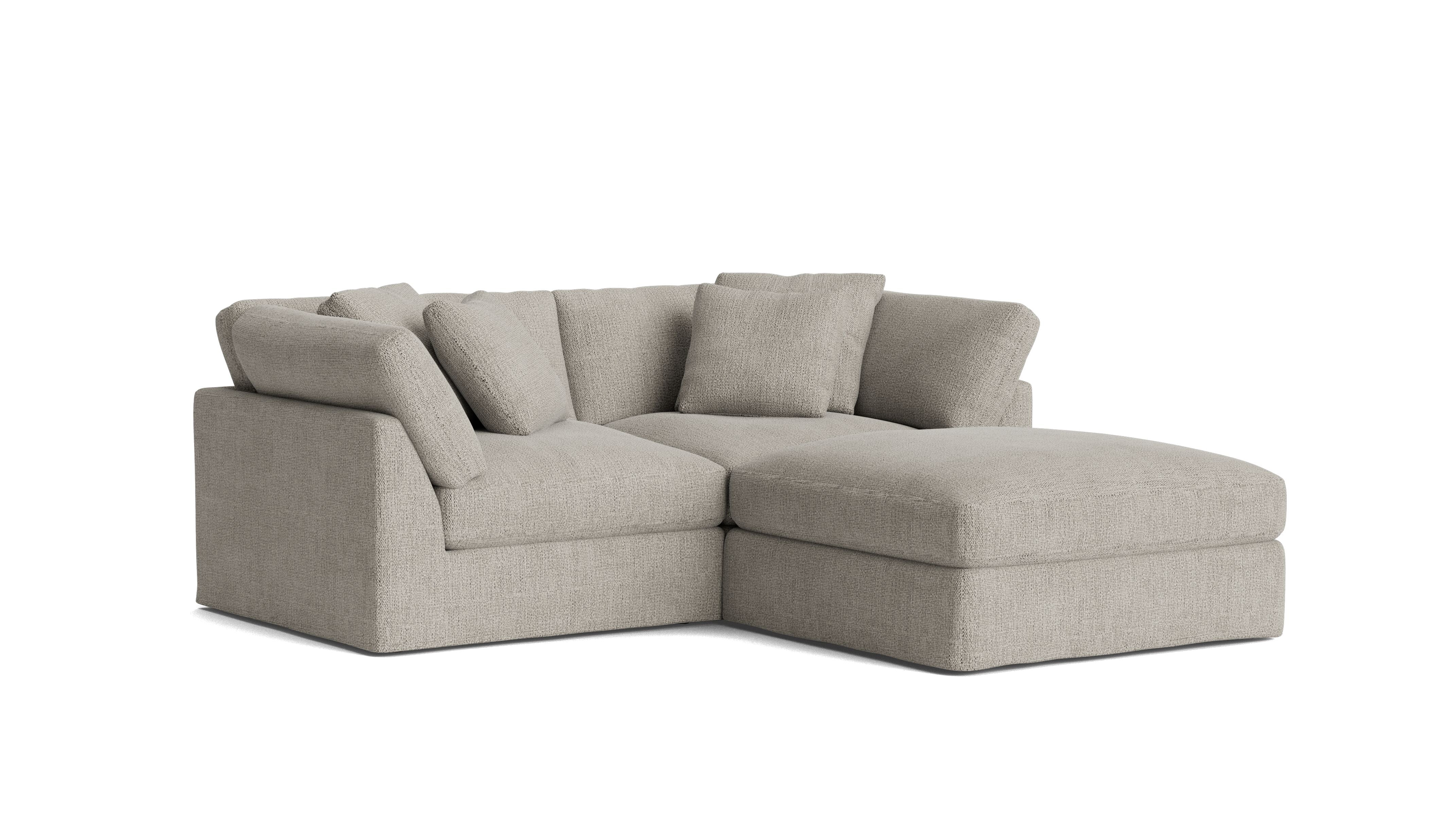 Get Together™ 3-Piece Modular Sectional, Large, Oatmeal - Sundays