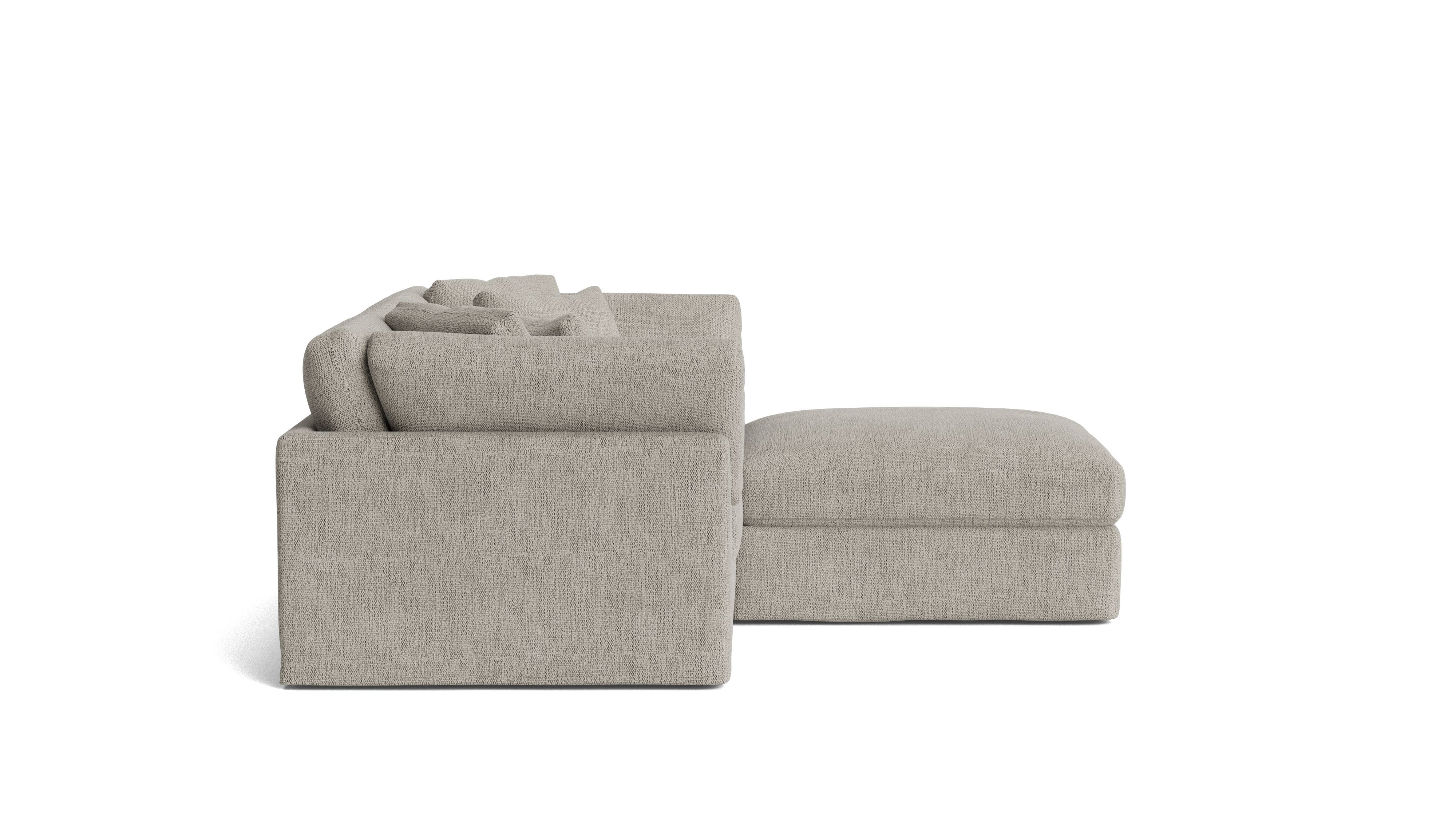 Get Together™ 3 - Piece Modular Sectional, Large, Oatmeal - Sundays CompanySEC-YJ-031-007
