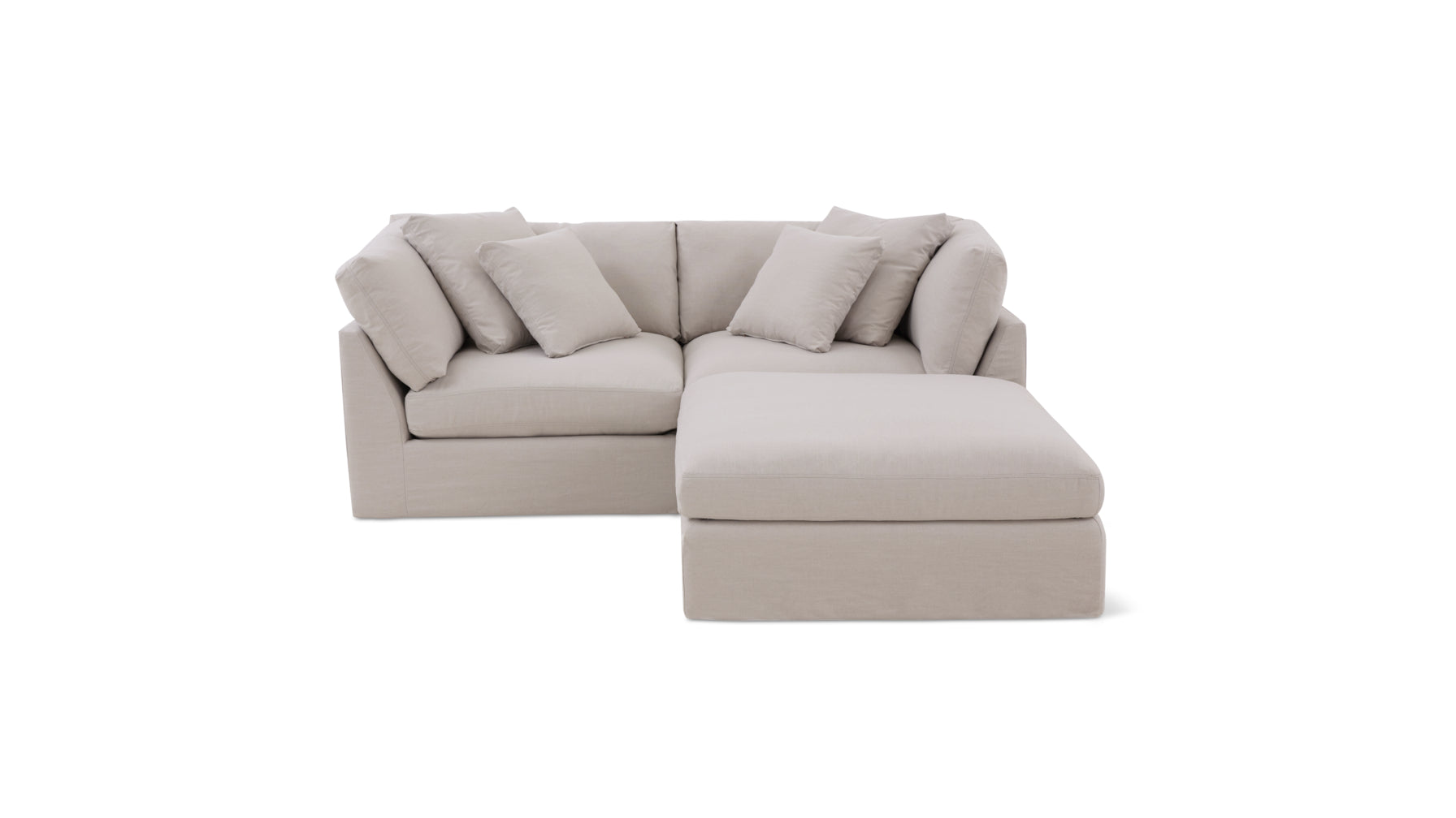 Get Together™ 3-Piece Modular Sectional, Large, Clay - Image 1