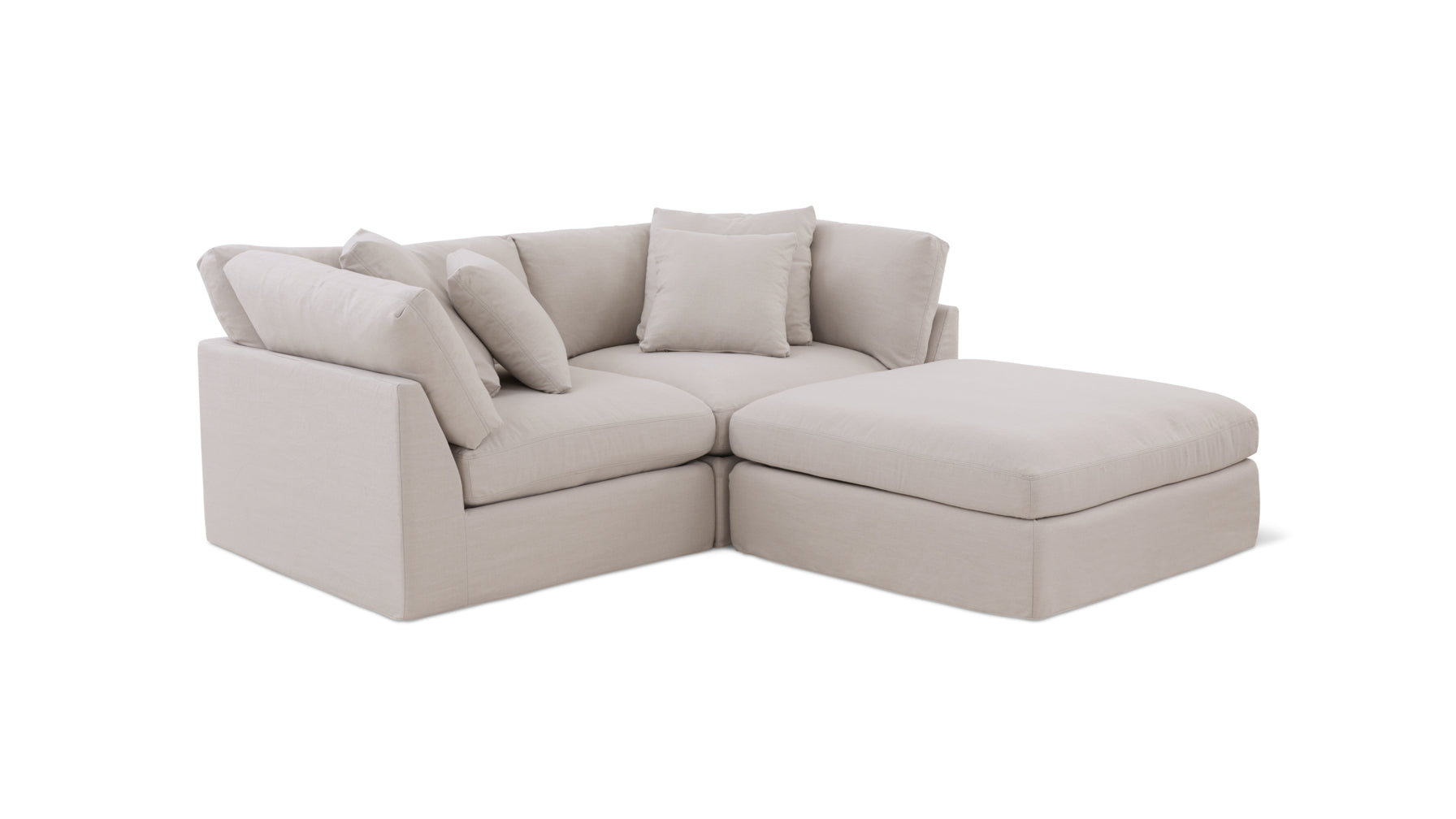 Get Together™ 3-Piece Modular Sectional, Large, Clay - Image 3