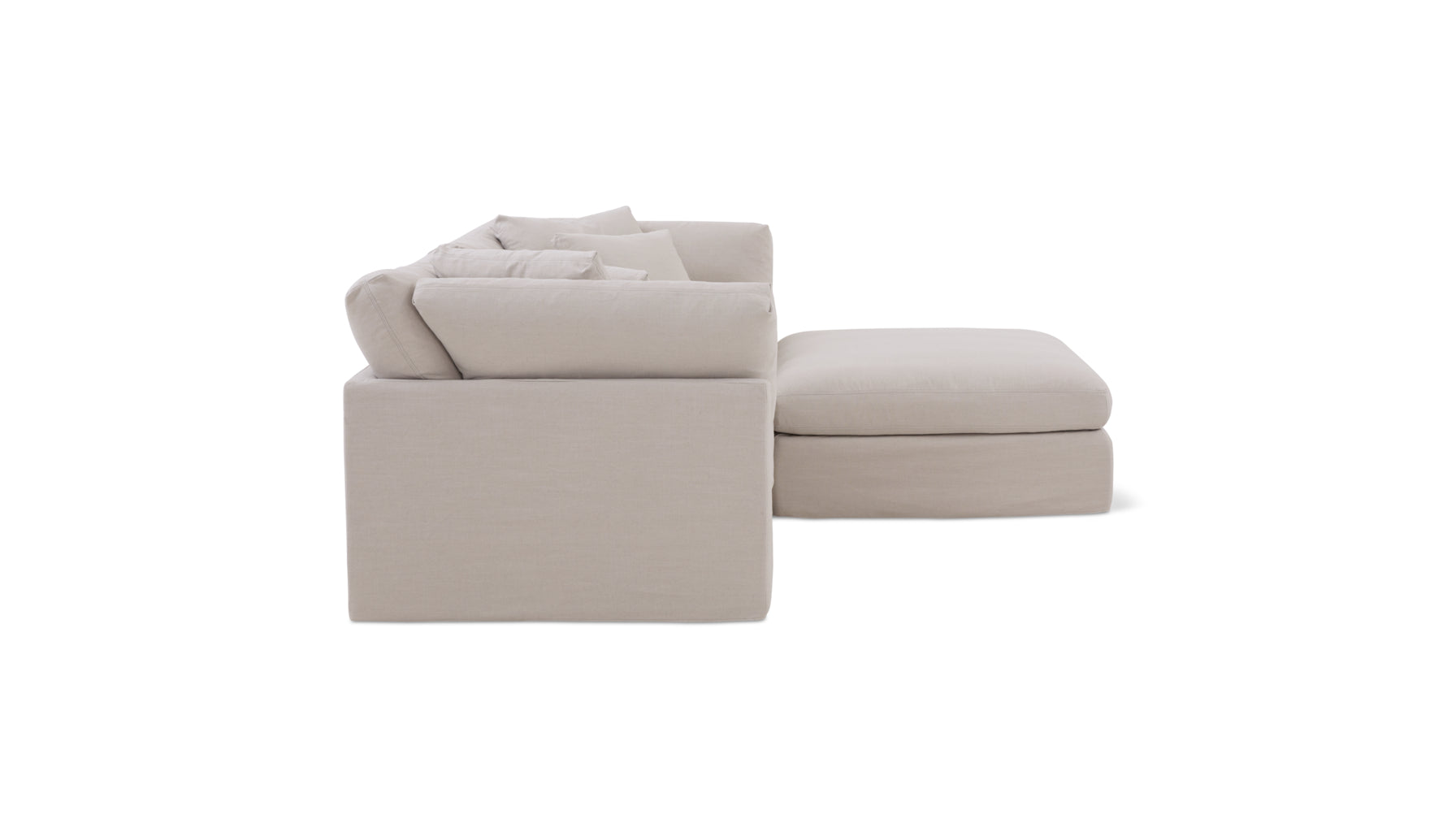 Get Together™ 3-Piece Modular Sectional, Large, Clay - Image 5