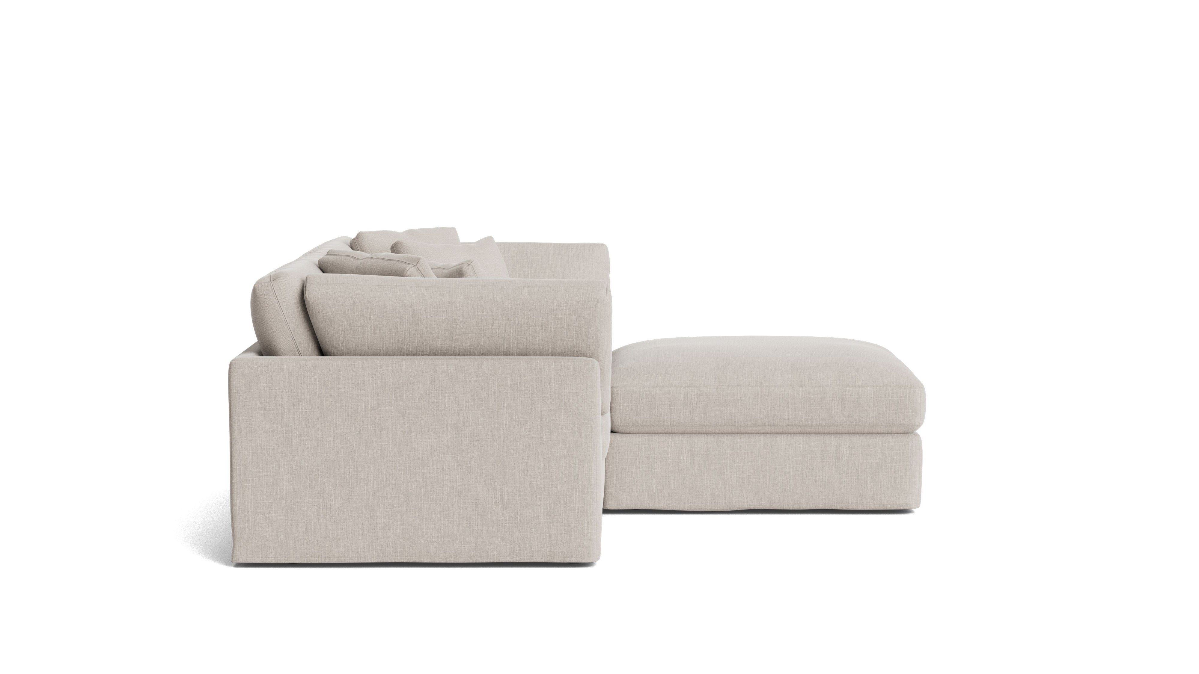 Get Together™ 3 - Piece Modular Sectional, Large, Clay - Sundays CompanySEC-YJ-031-015