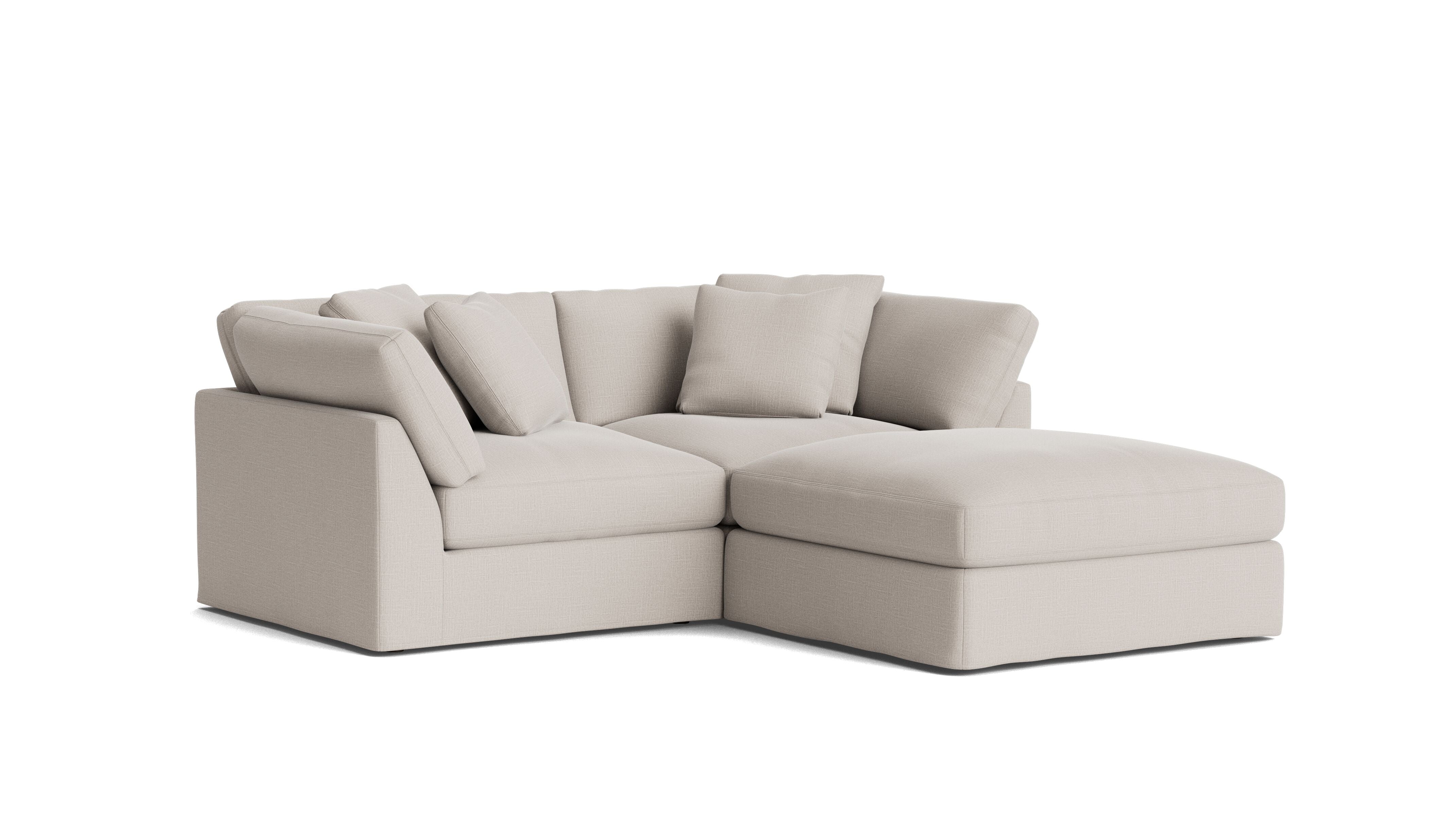 Get Together™ 3-Piece Modular Sectional, Large, Clay - Sundays Company