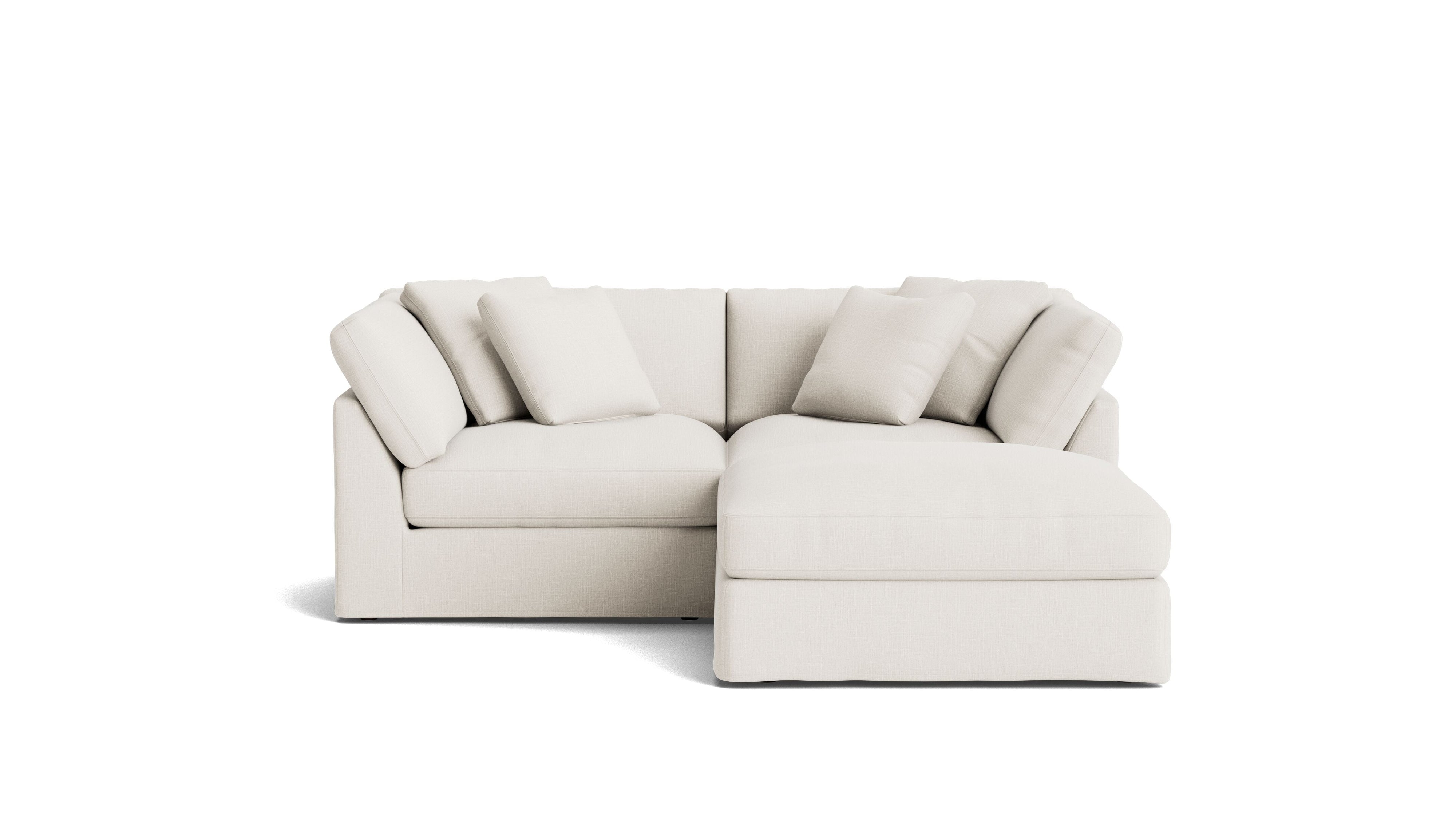 Get Together™ 3-Piece Modular Sectional, Large, Cream Linen