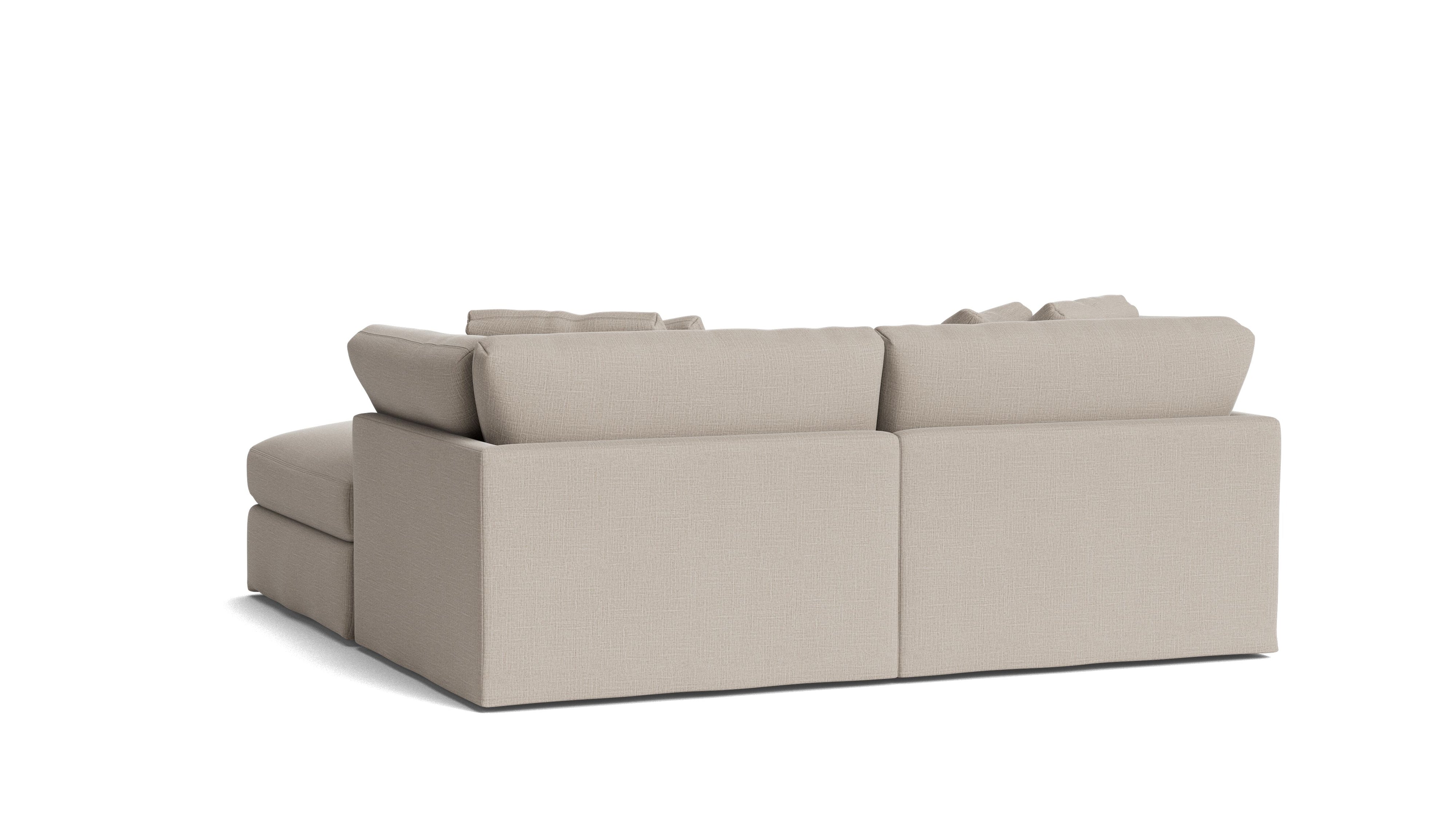 Get Together™ 3 - Piece Modular Sectional, Large, Light Pebble - Sundays CompanySEC-YJ-031-029