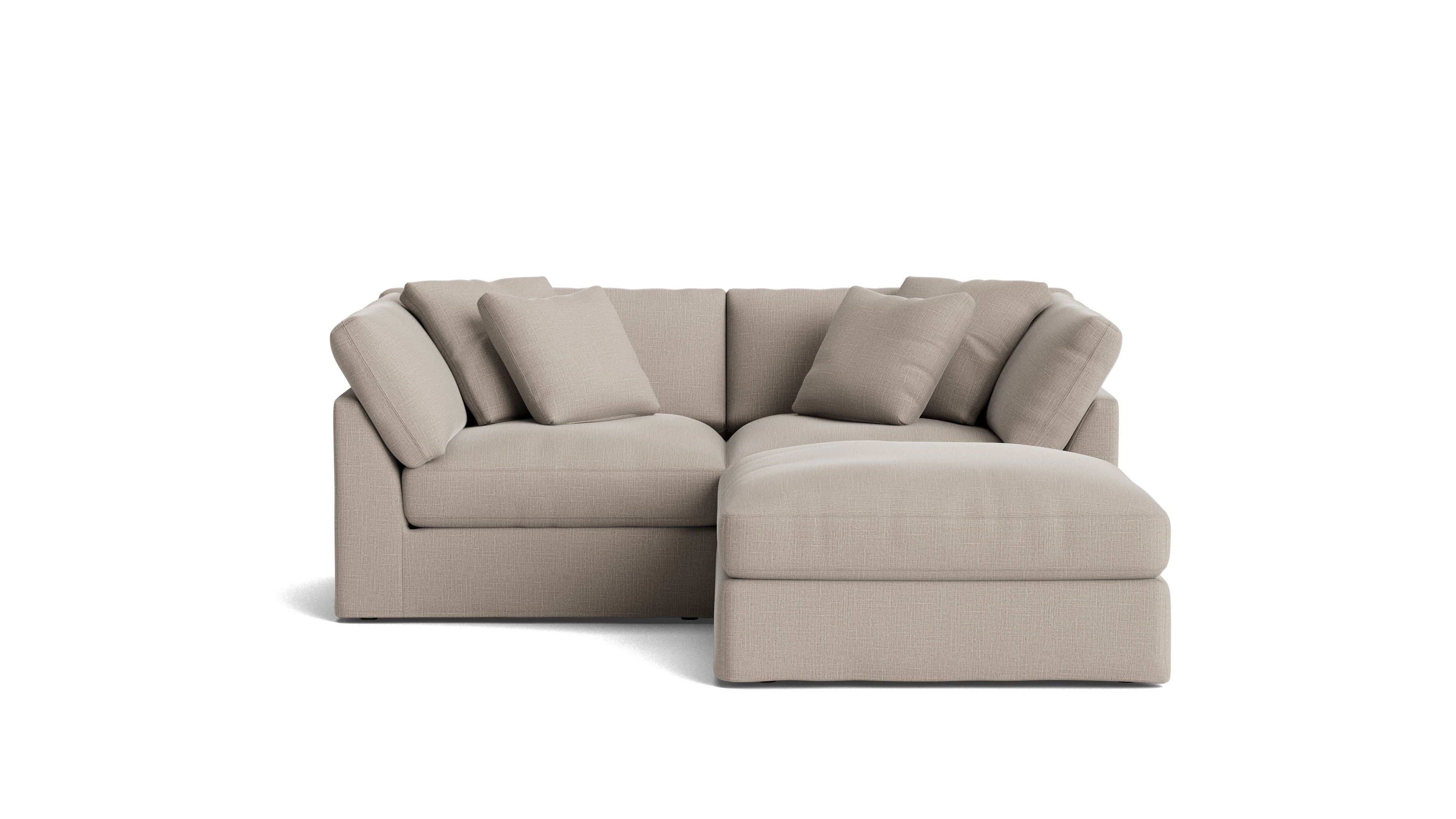 Get Together™ 3-Piece Modular Sectional, Large, Light Pebble