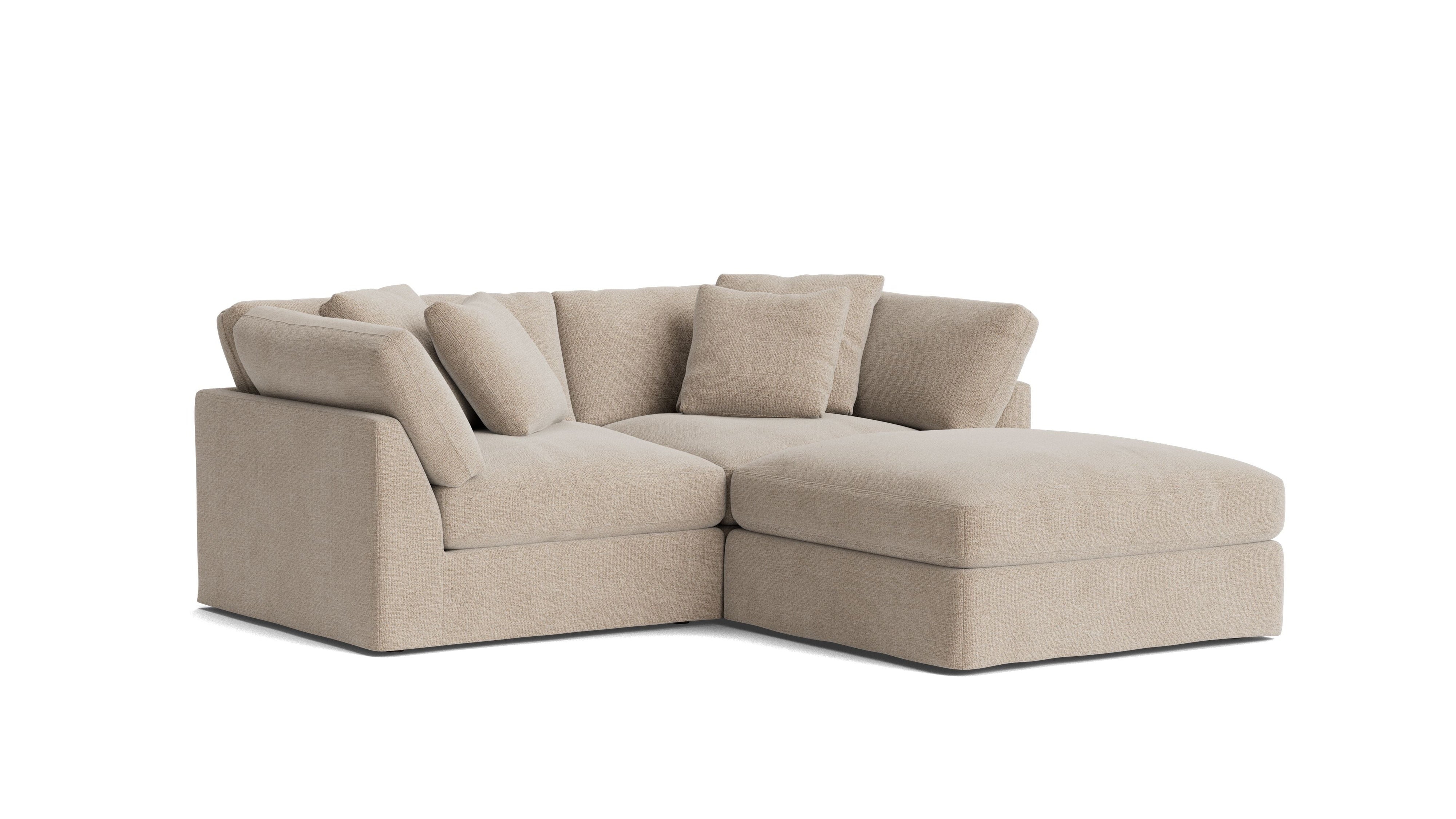 Get Together™ 3-Piece Modular Sectional, Large, Champagne