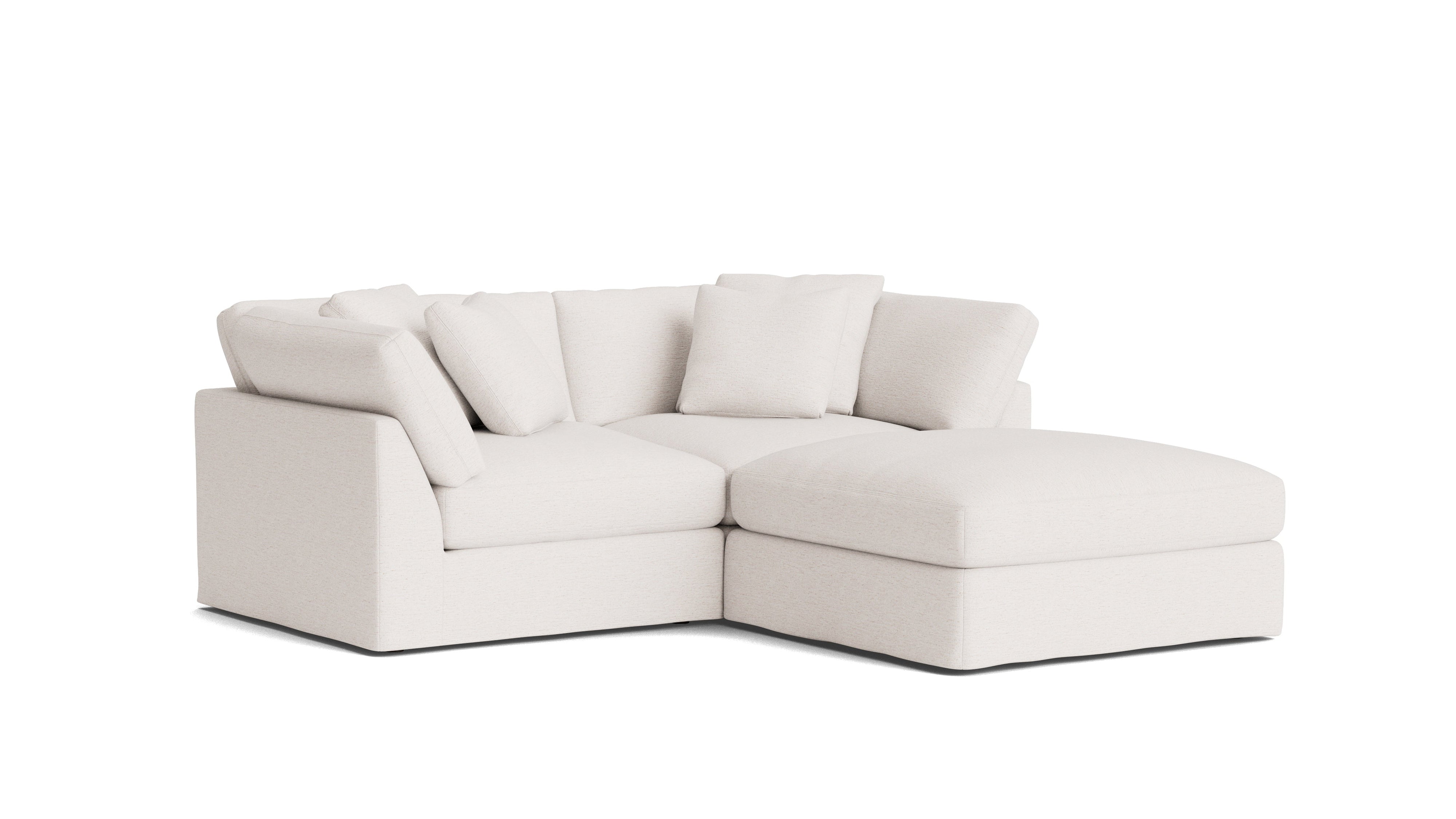 Get Together™ 3-Piece Modular Sectional, Large, Nomad Snow